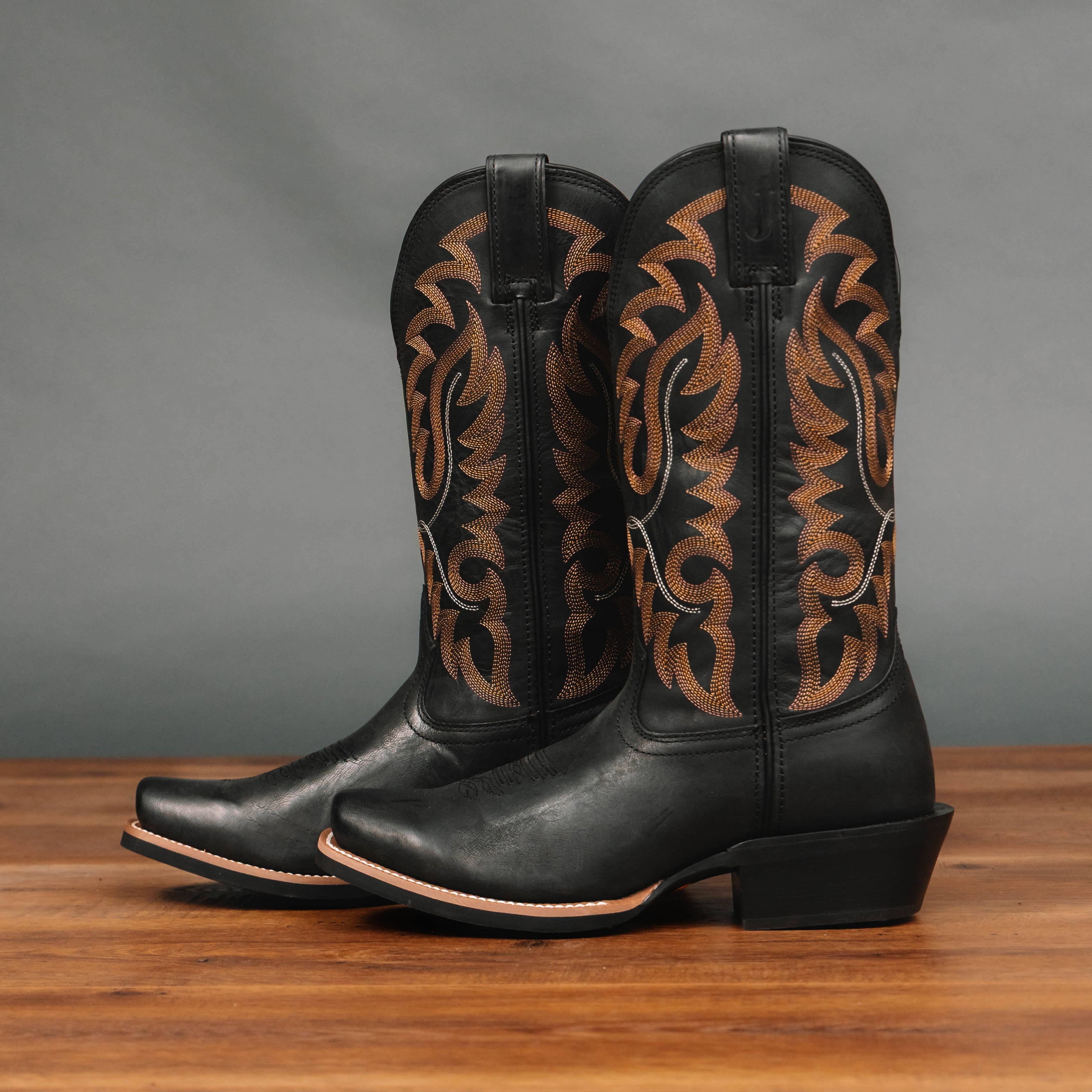 Bottes de cowboy 13" Cowboy Town pour hommes - Brun