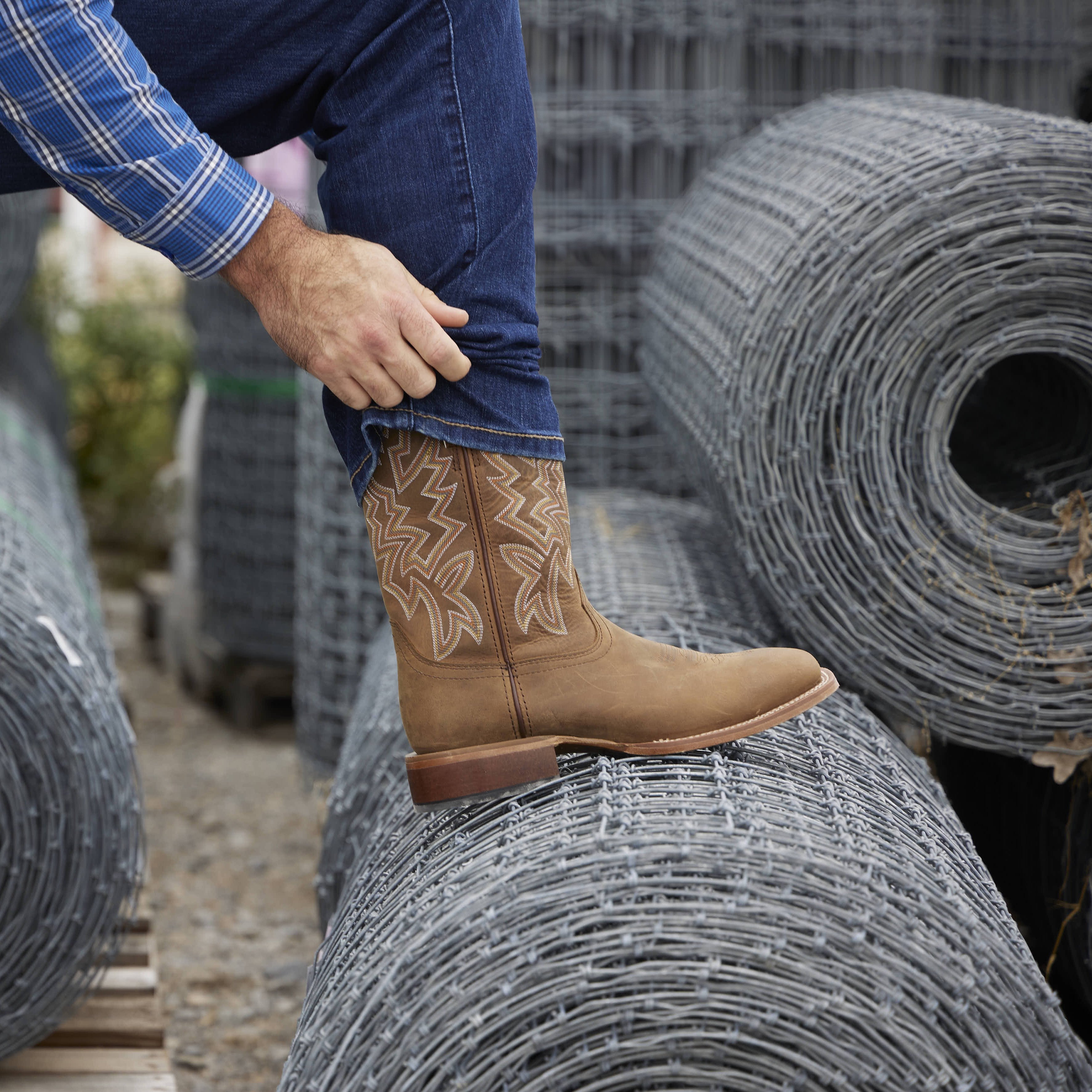 Men's Big Bucks 11" Cowboy Boot - Pecan
