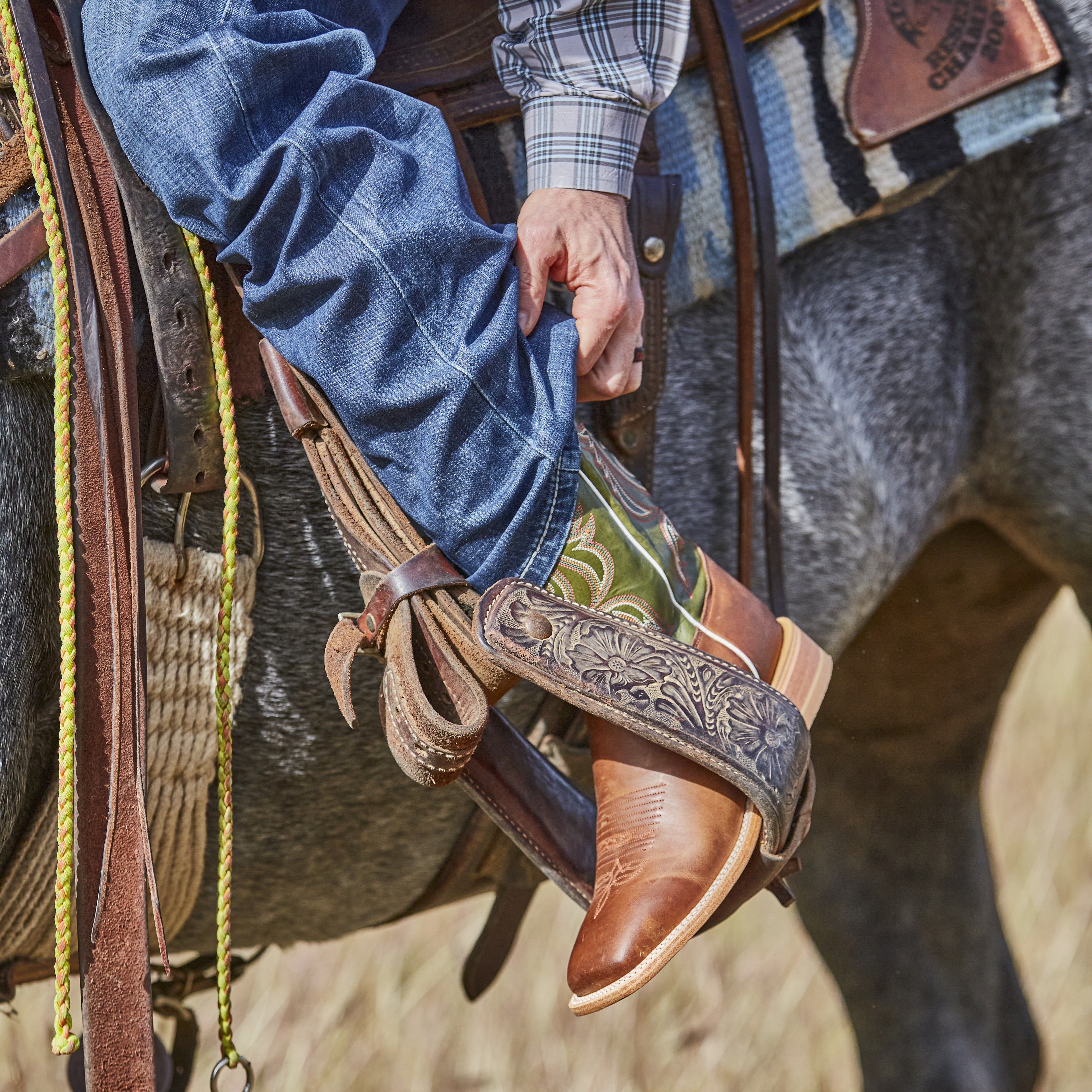 Bottes western Bent Rail® Austin 11" pour homme - Marron cognac