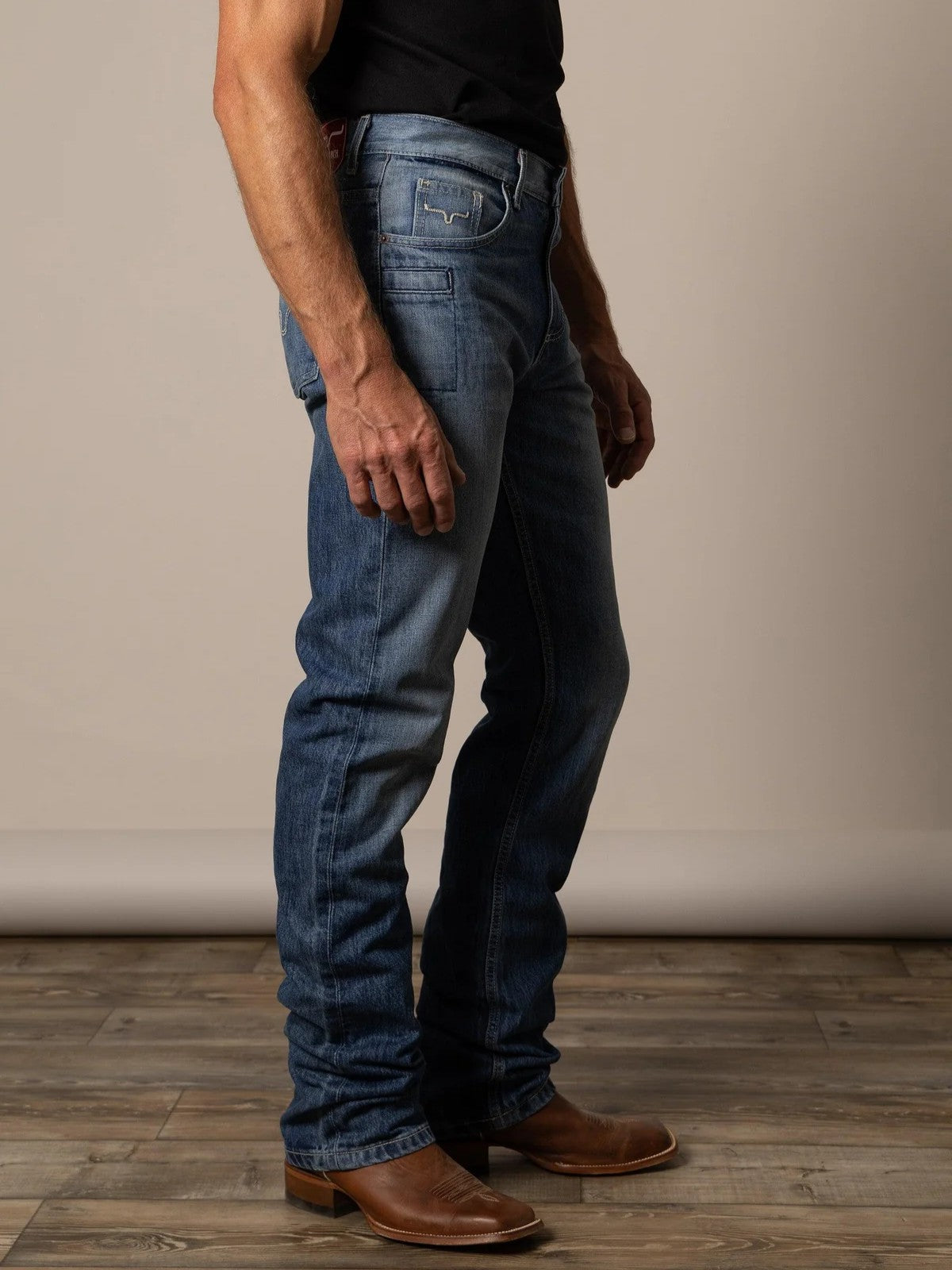 Kimes Ranch James – Jeans pour homme à coupe droite et évasée pour bottes