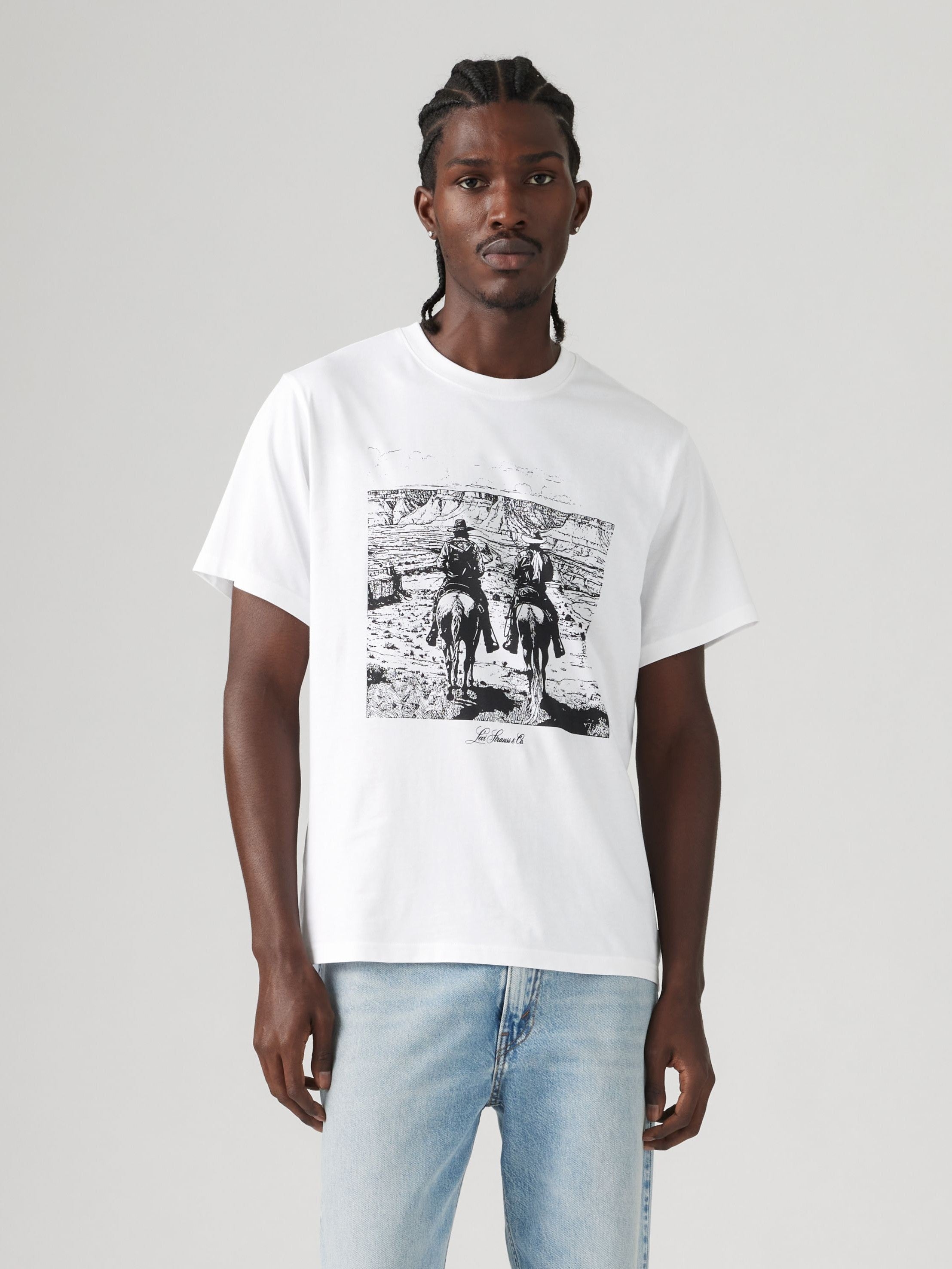 T-shirt coupe décontractée - Archival Sunset Rider