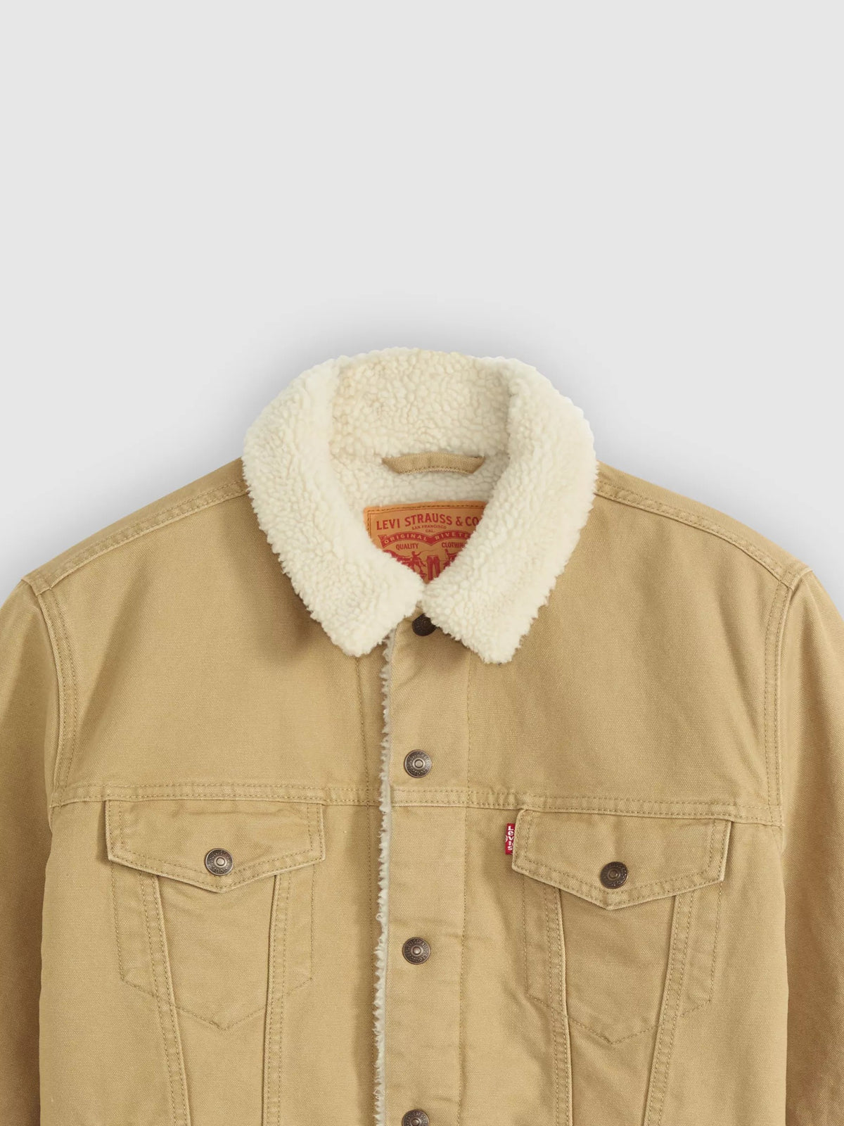 Veste Trucker Type III doublée en sherpa pour homme