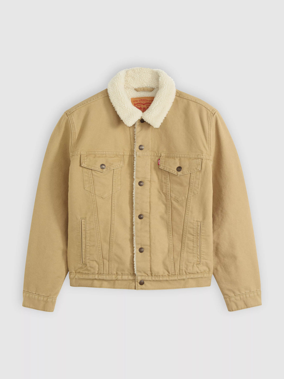 Veste Trucker Type III doublée en sherpa pour homme