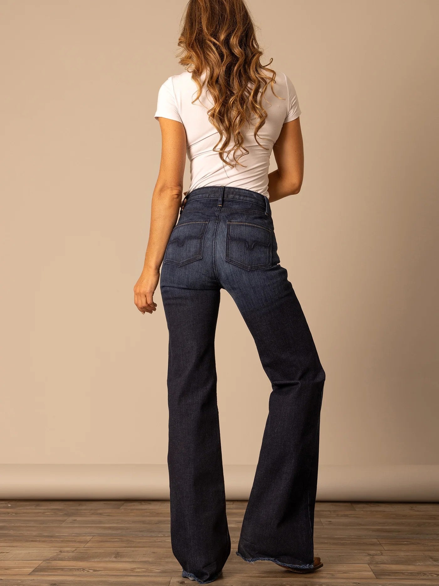 Kimes Ranch Olivia High-Rise Stovepipe Jean - Dark Wash