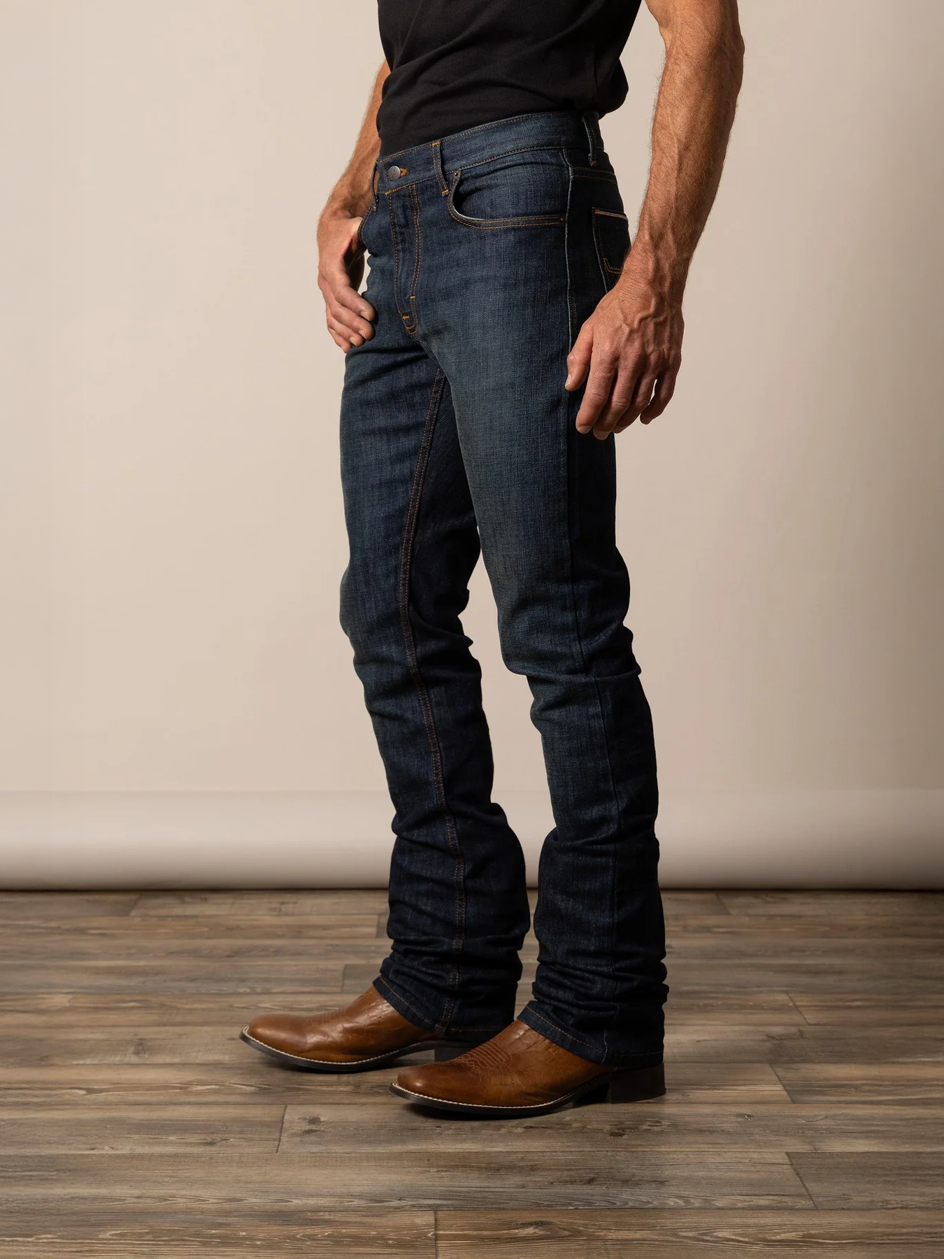Kimes Ranch Roger Men's Bootcut Jean - blue