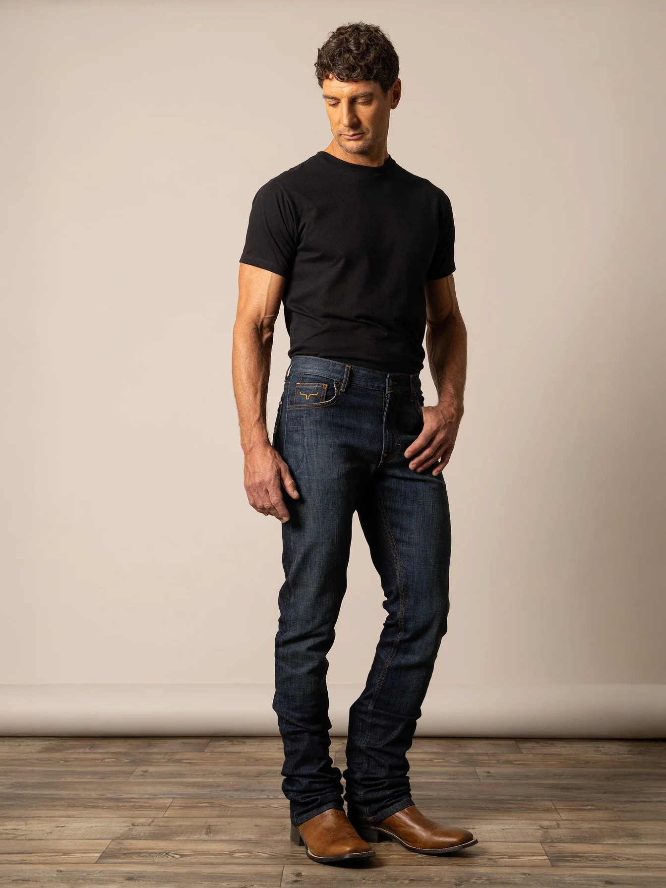 Kimes Ranch Roger Men's Bootcut Jean - blue