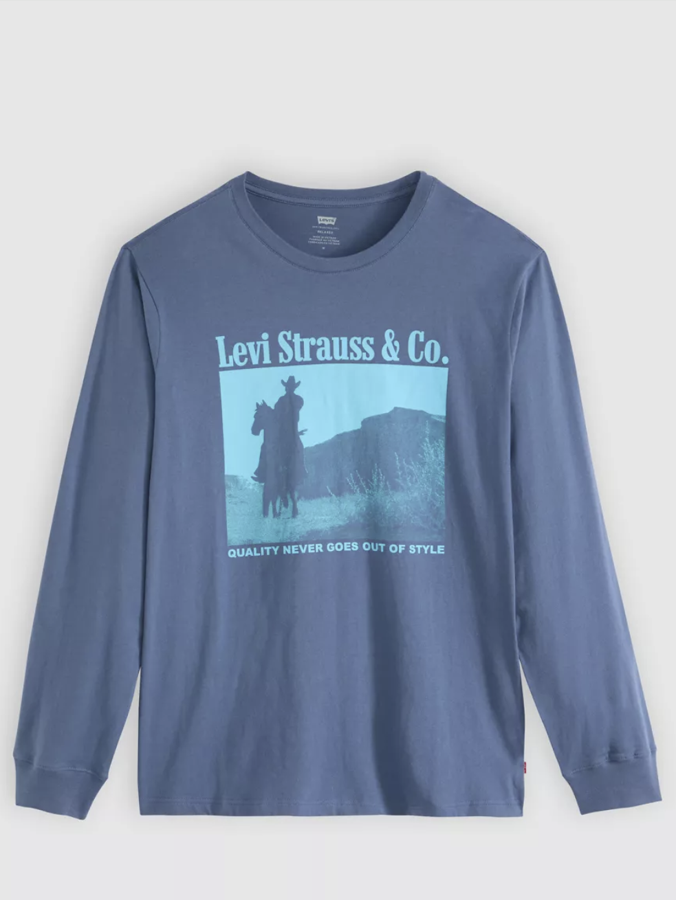 T-shirt graphique à manches longues Levi's pour homme