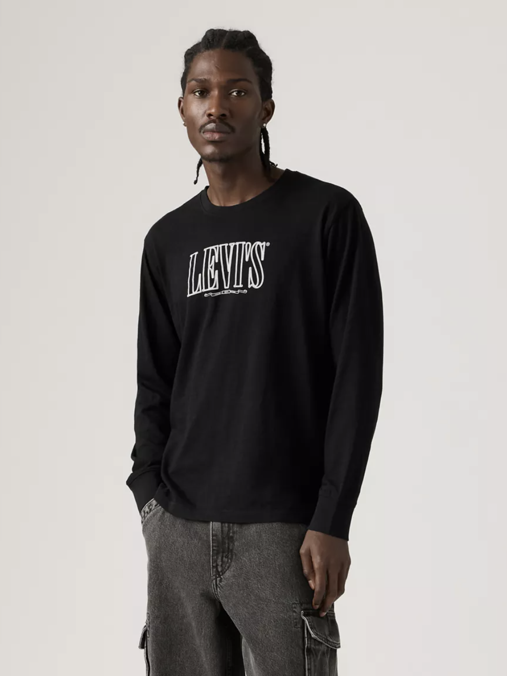 T-shirt graphique à manches longues Levi's pour homme