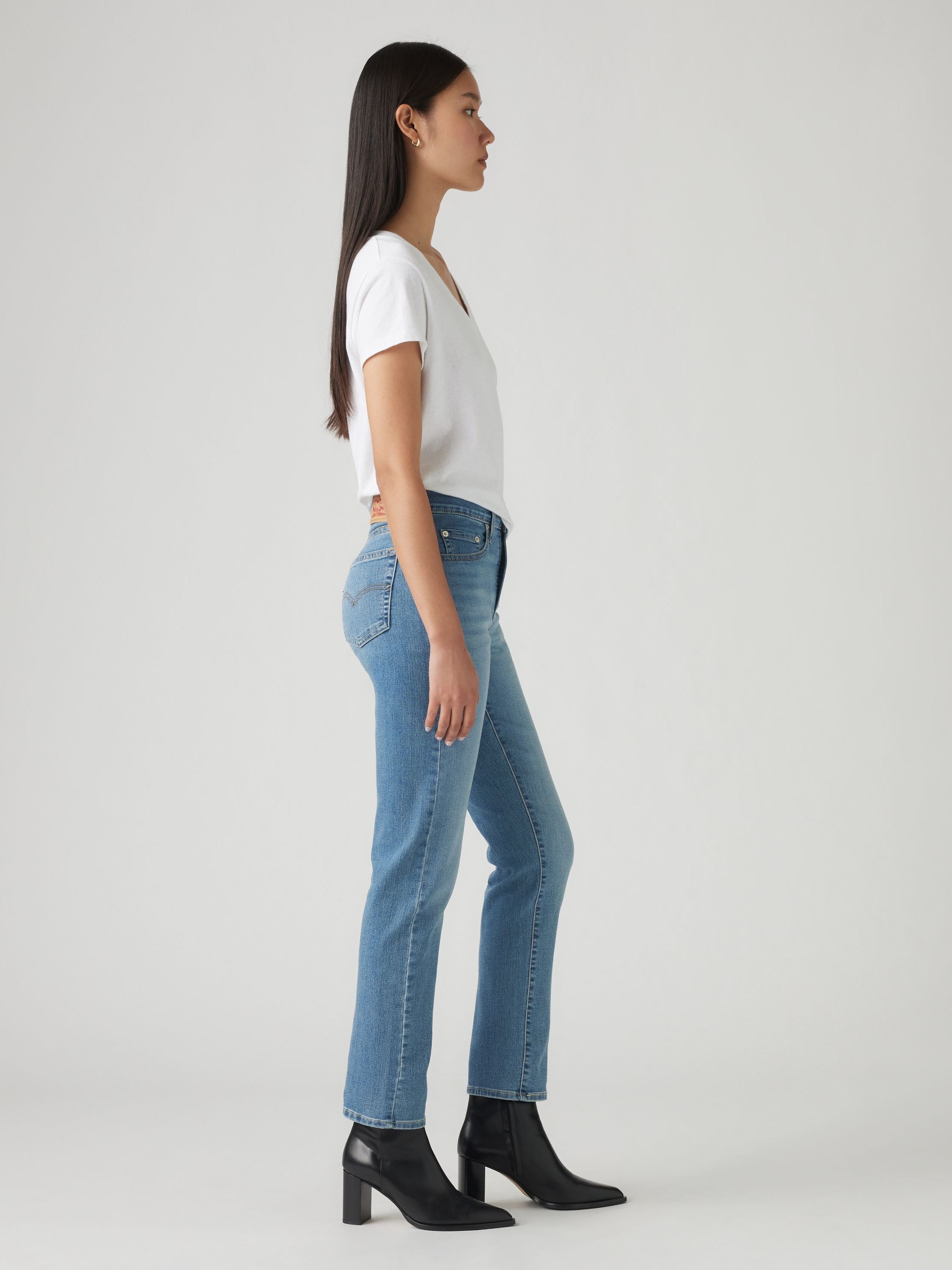 724 High Rise Straight - Indigo éternel