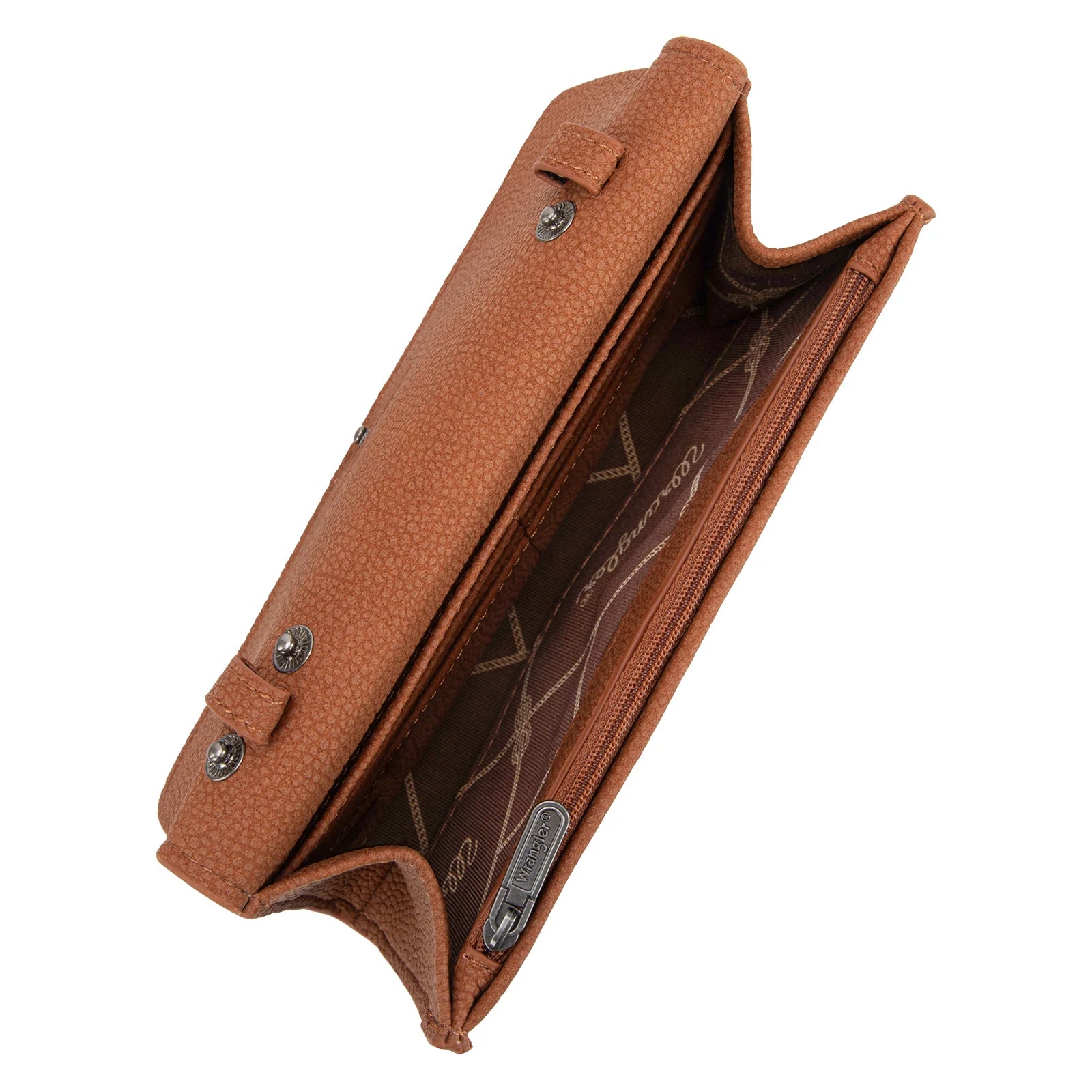 Portefeuille/sac bandoulière Wrangler Buckle - Marron