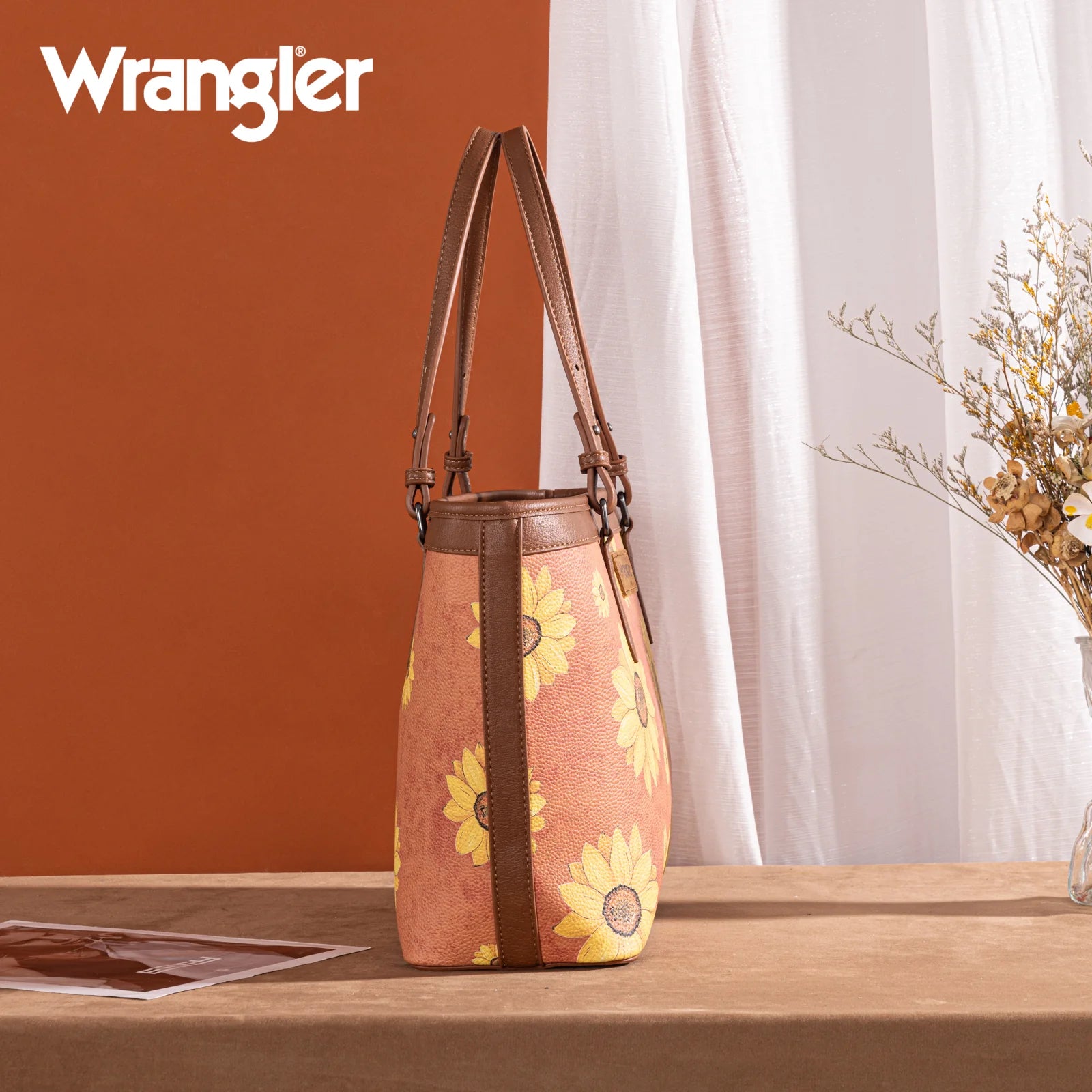 Wrangler Sunflower Print Tote Bag