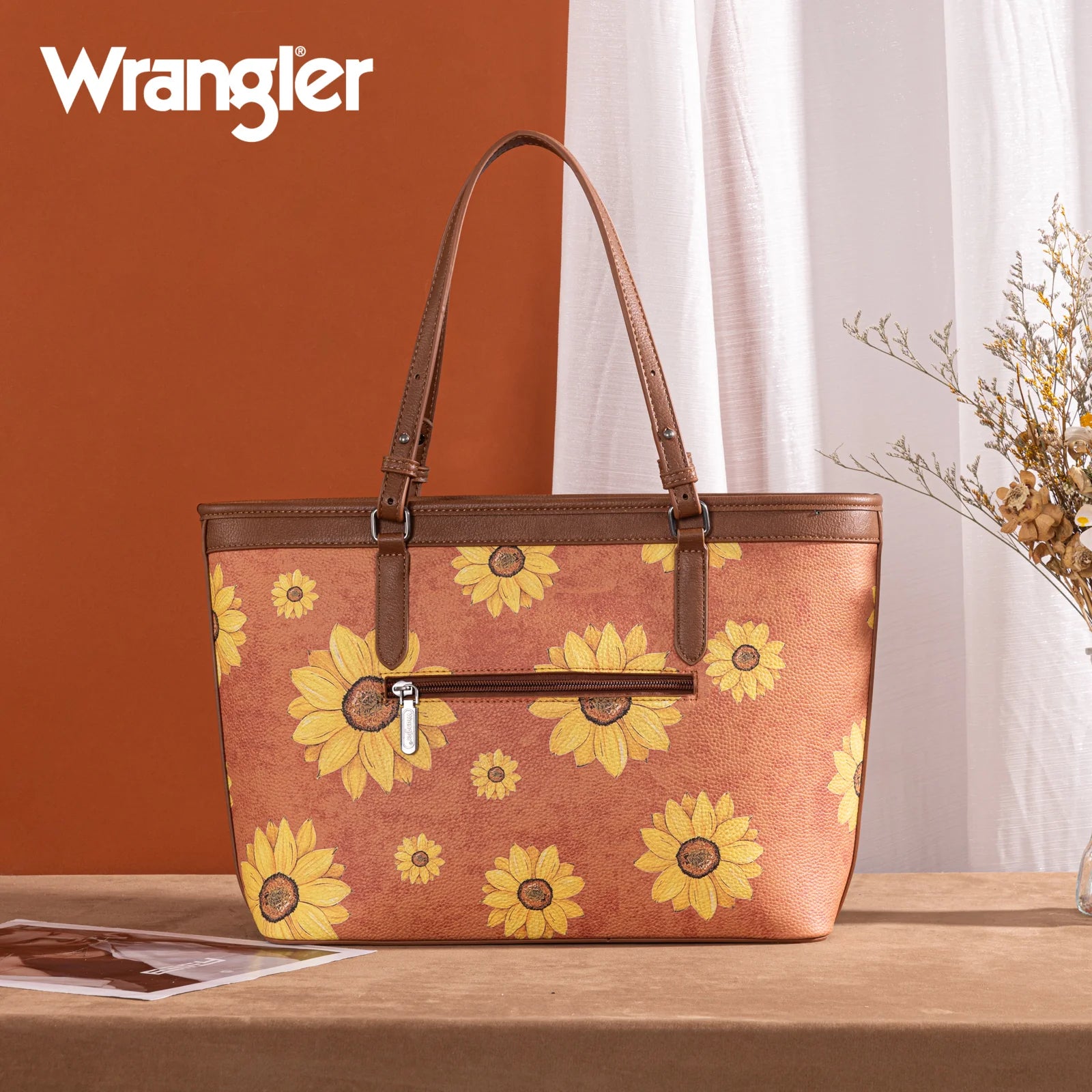 Wrangler Sunflower Print Tote Bag