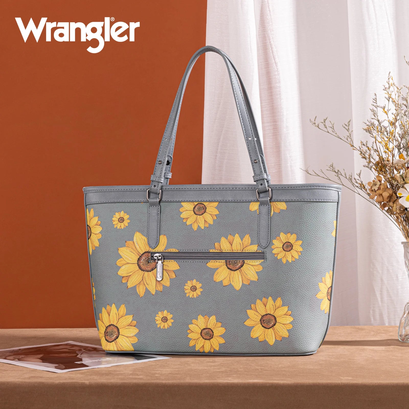 Wrangler Sunflower Print Tote Bag