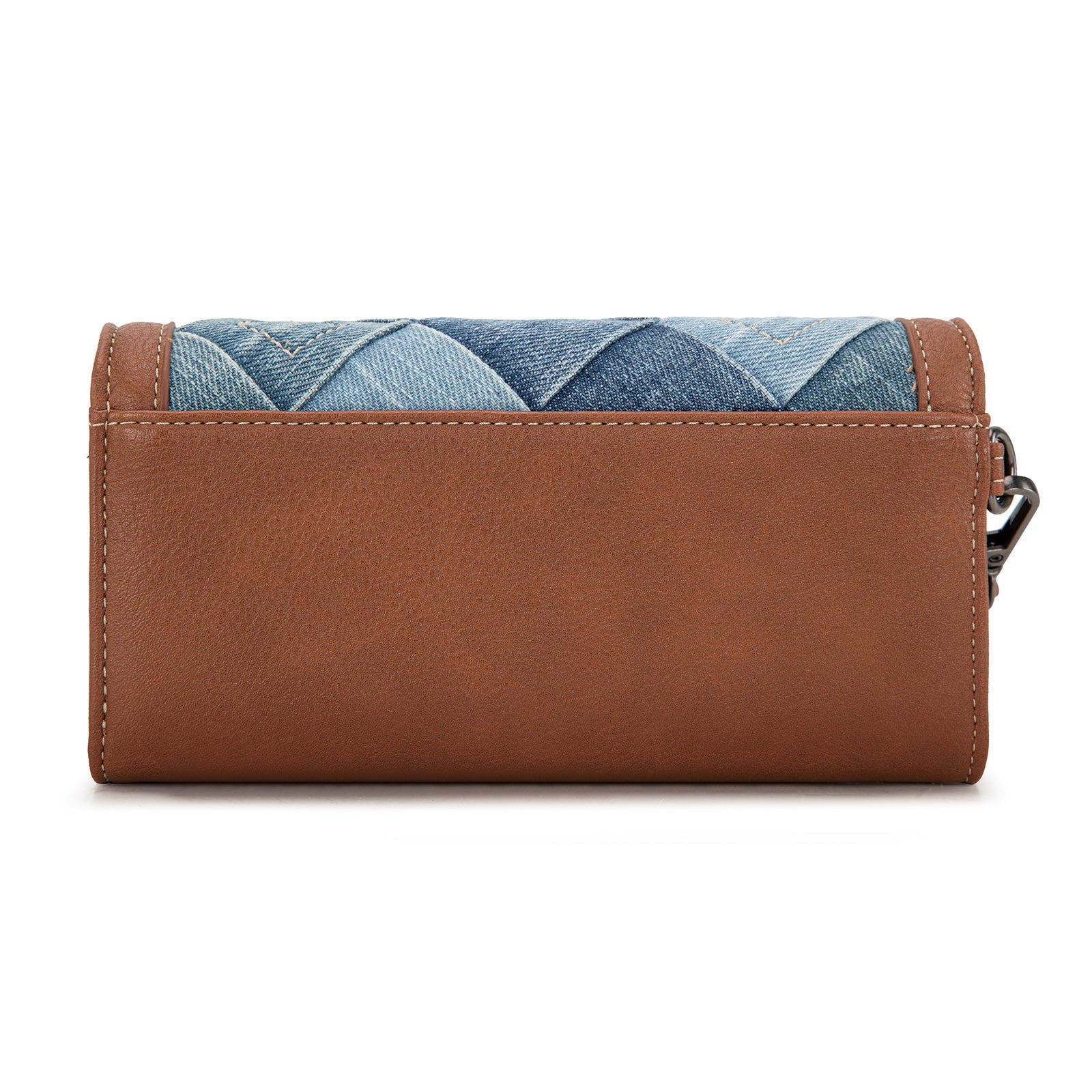 Wrangler Denim Woven Tri-Fold Wristlet/Wallet - Jean