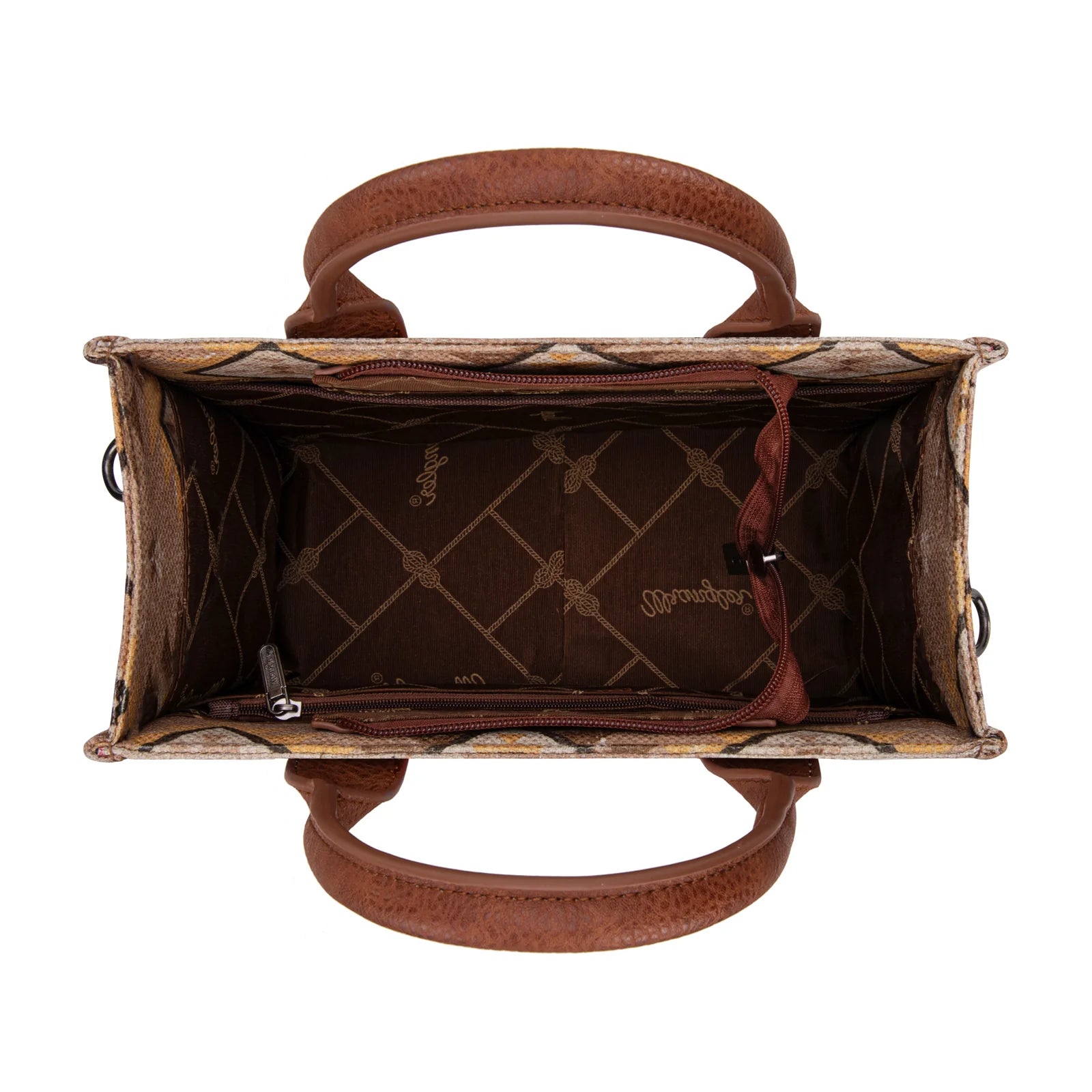 Sac fourre-tout/sac à bandoulière Wrangler à imprimé double face et motif aztèque