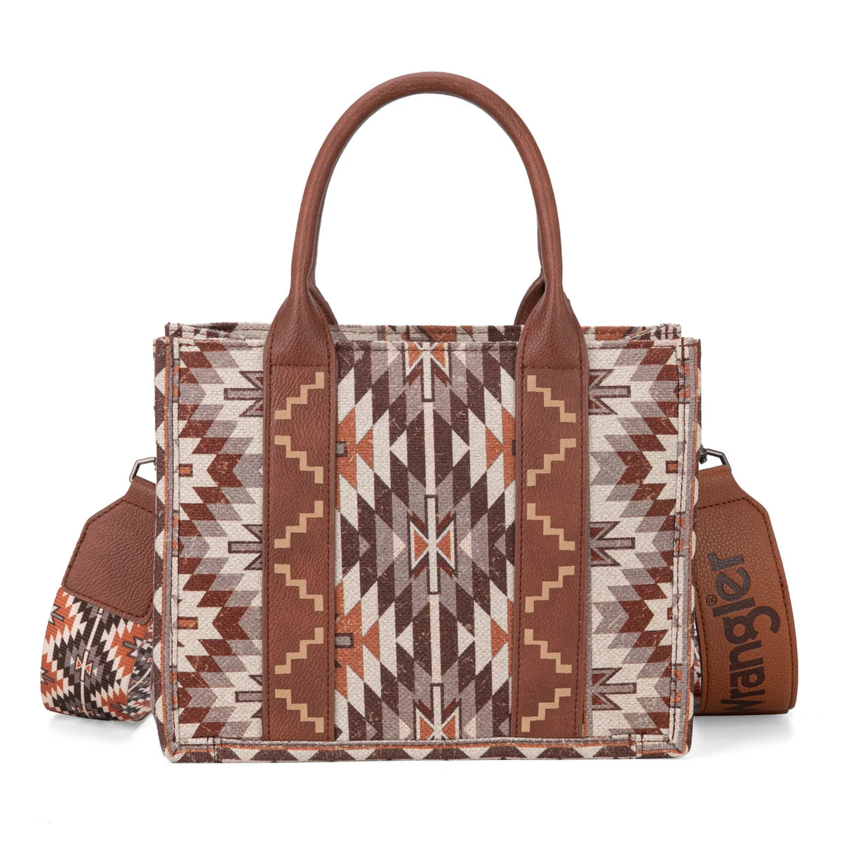Wrangler Southwestern Pattern Dual Sided Print - Tote/Crossbody