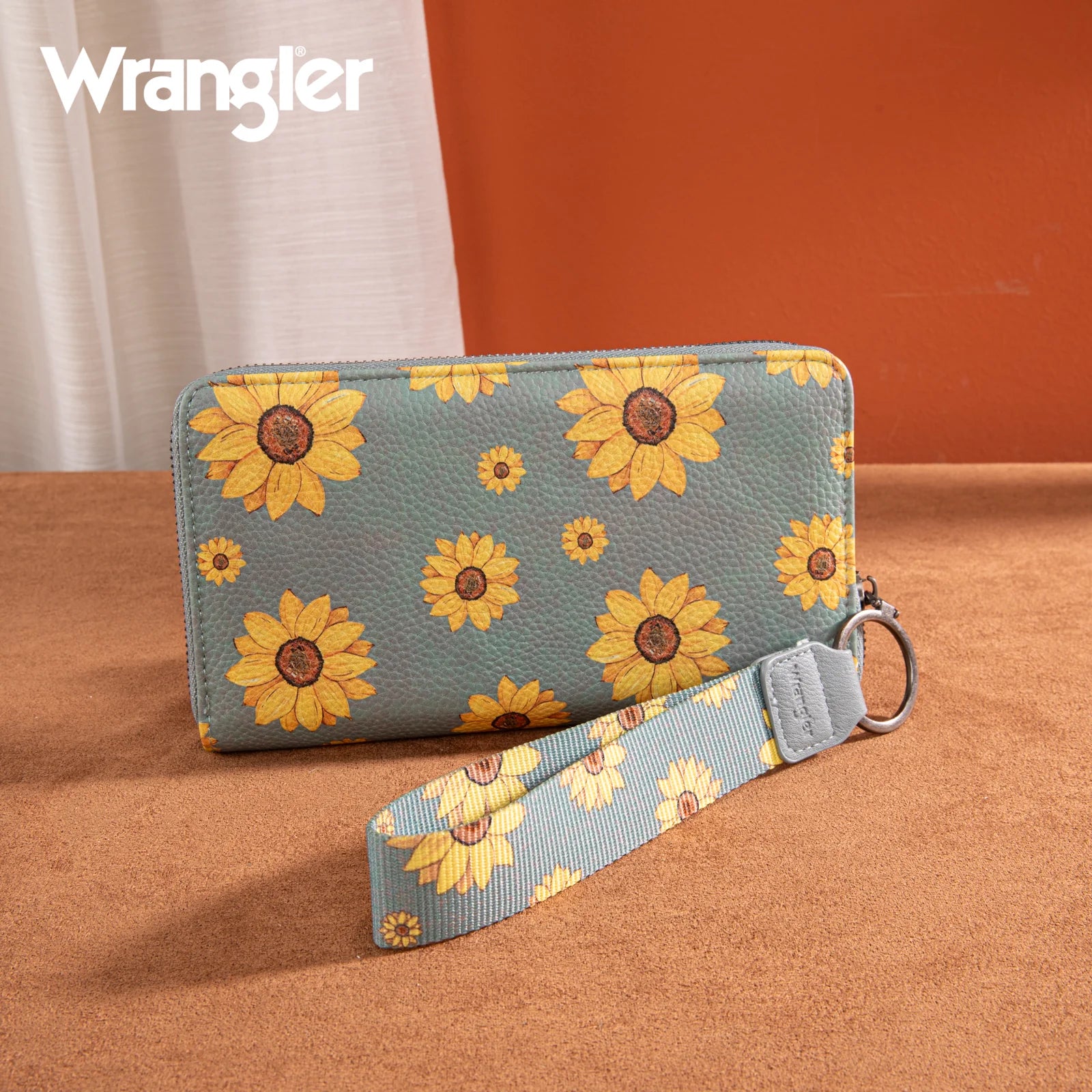 Wrangler Sunflower Print PU Leather Wallet
