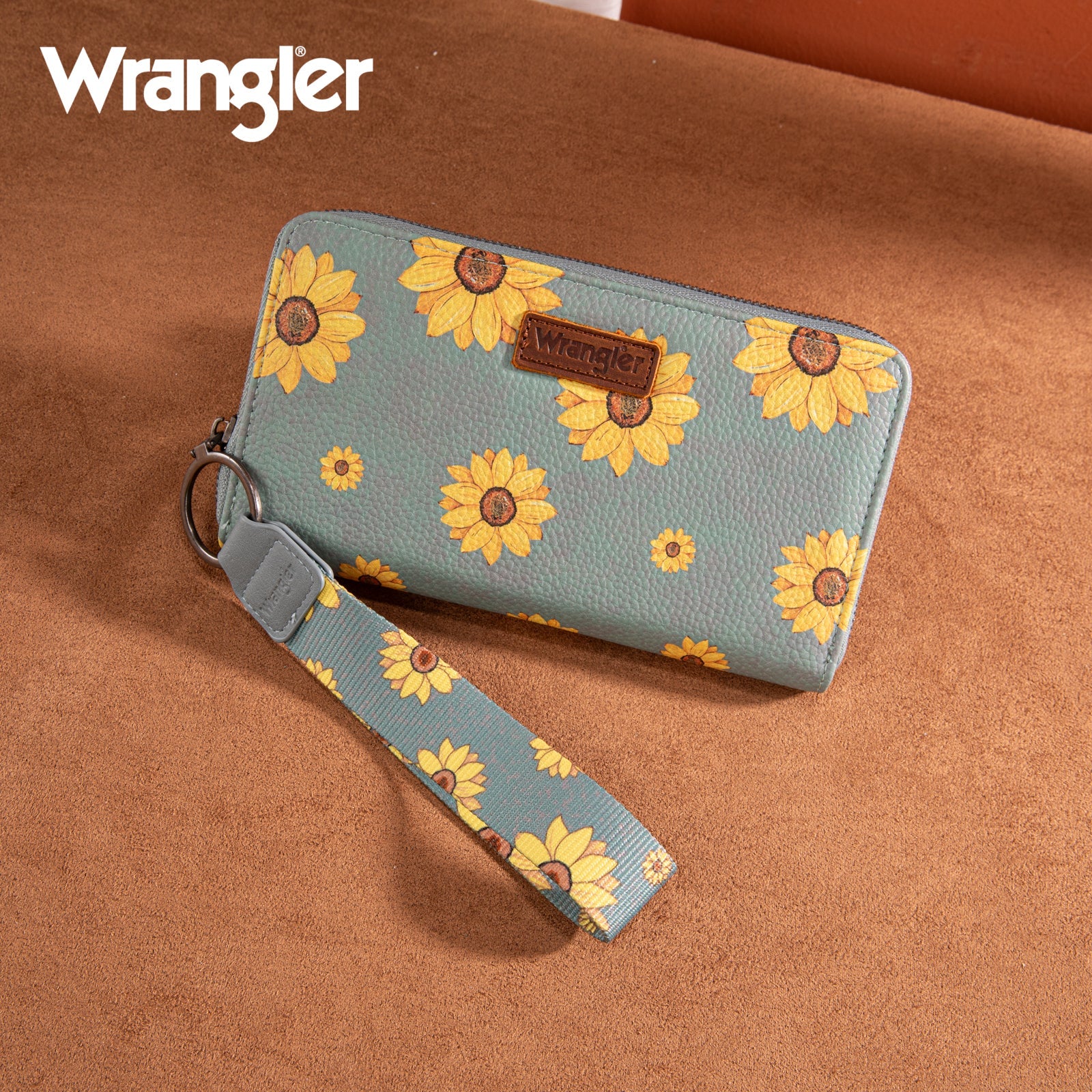 Wrangler Sunflower Print PU Leather Wallet
