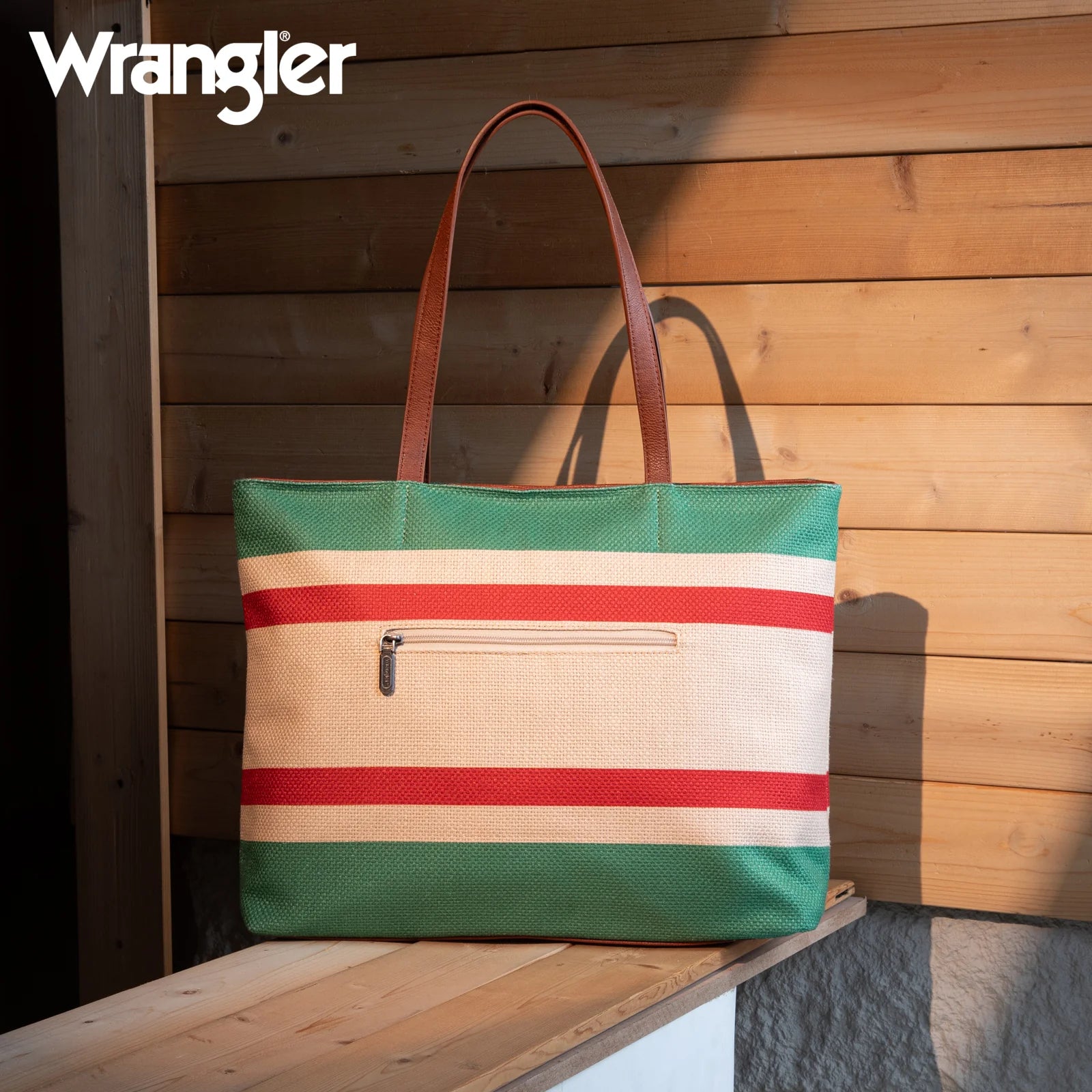 Sac fourre-tout en toile à imprimé double face Wrangler Aztec - Jean
