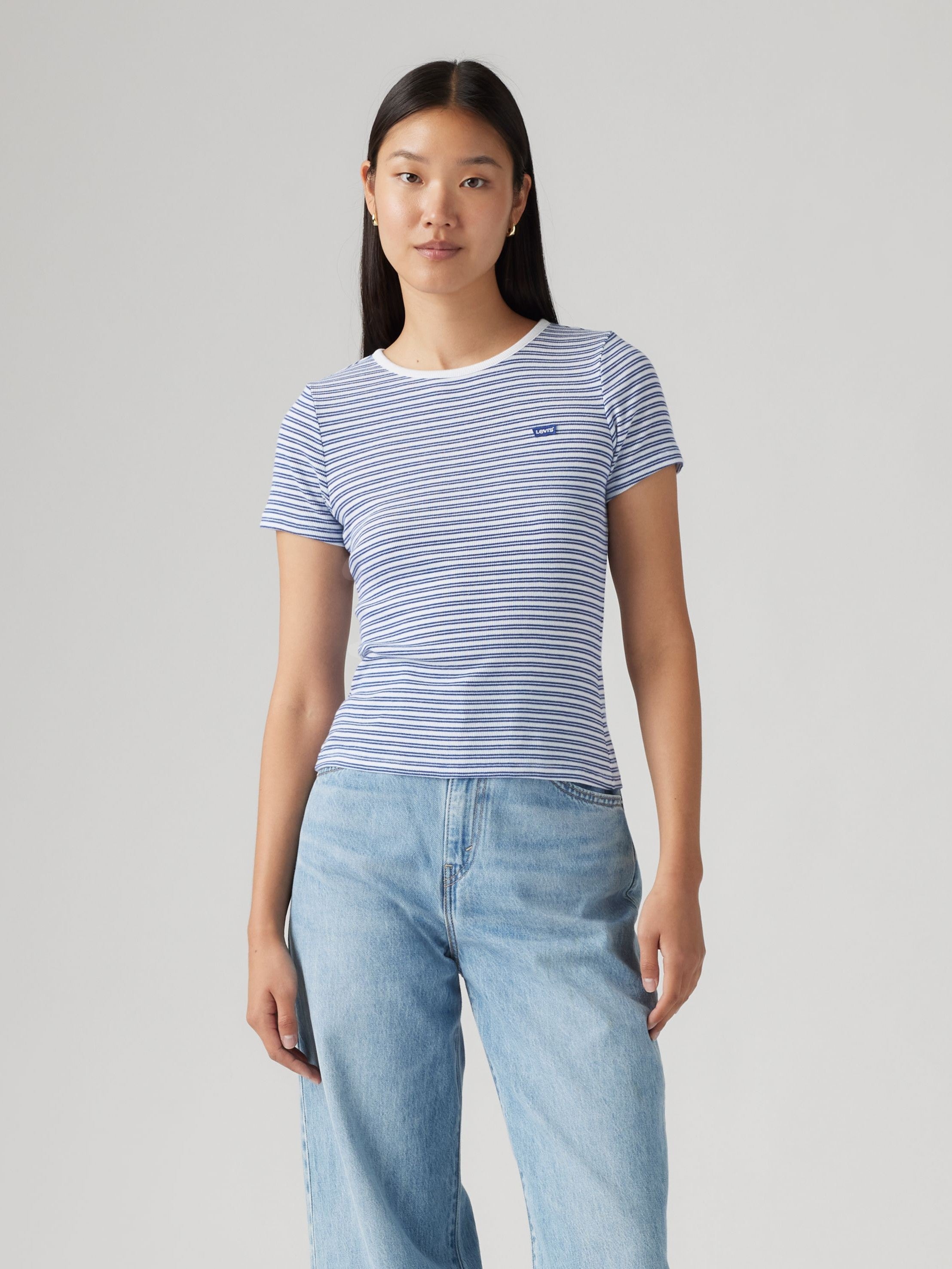 T-shirt Hayes - Bleu à rayures