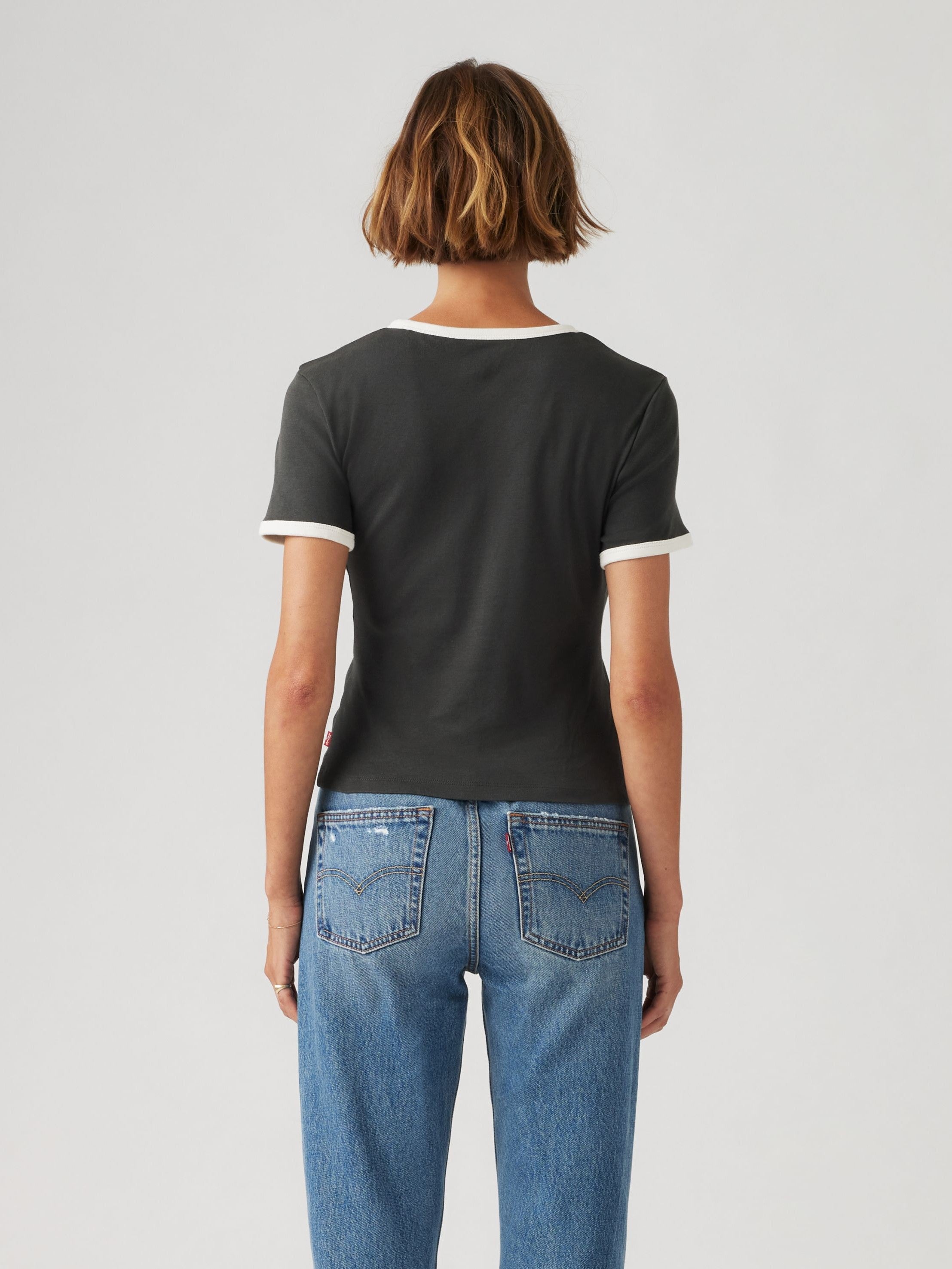 Graphic Rickie Ringer T-shirt - Black