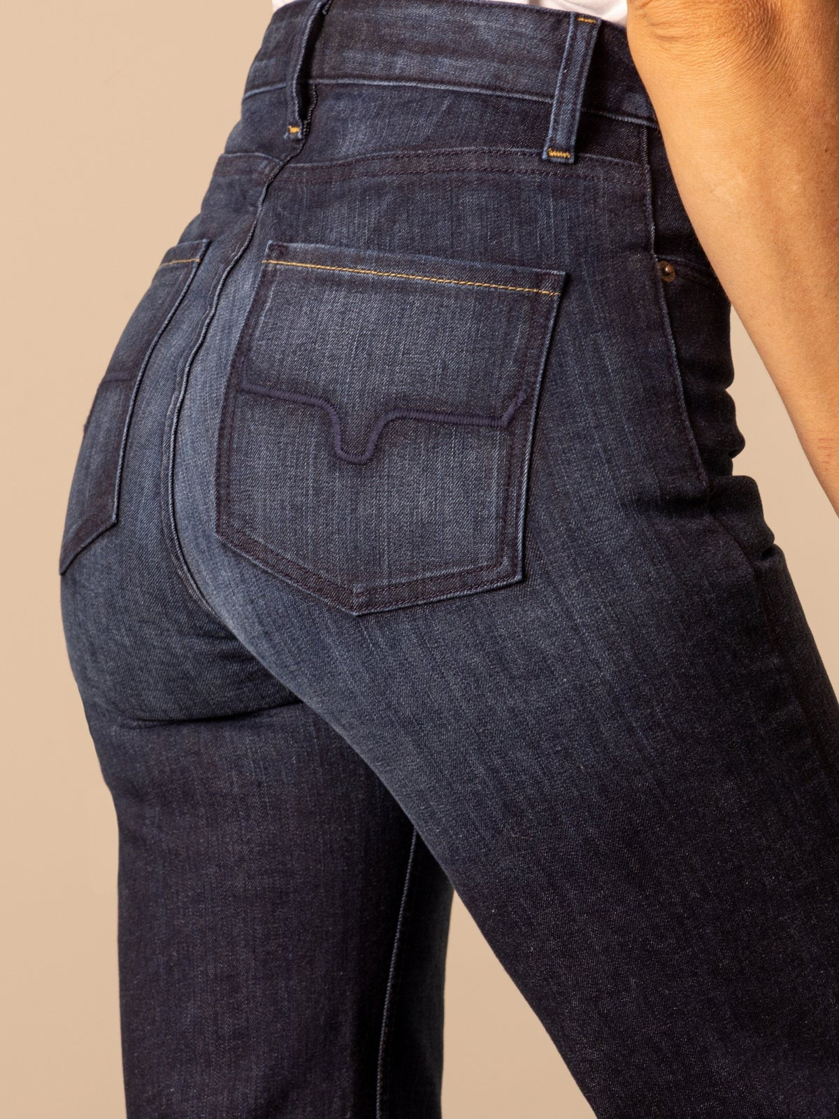 Kimes Ranch Olivia High-Rise Stovepipe Jean - Dark Wash