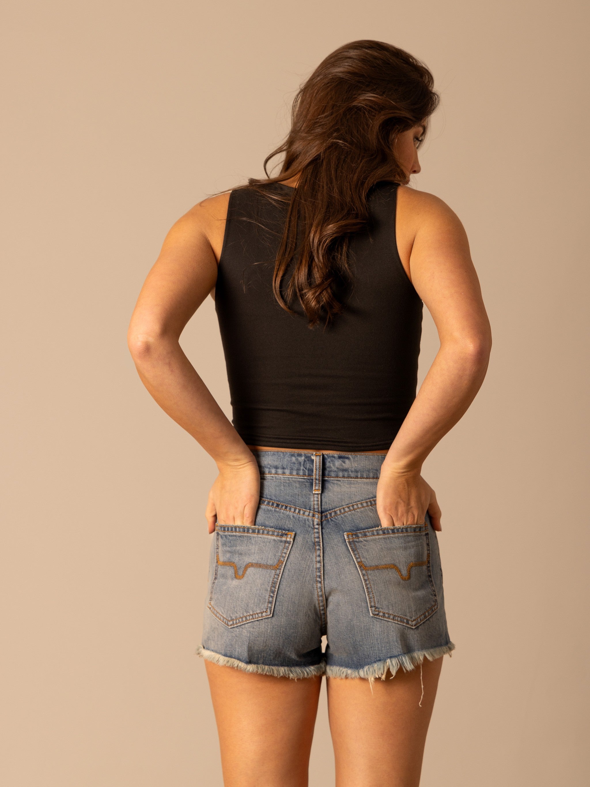 Kimes Ranch Daisy Distressed Denim Shorts