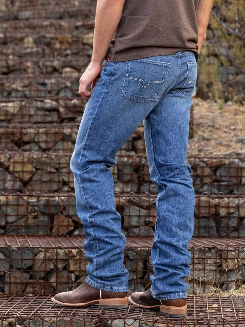 Kimes Ranch James – Jeans pour homme à coupe droite et évasée pour bottes