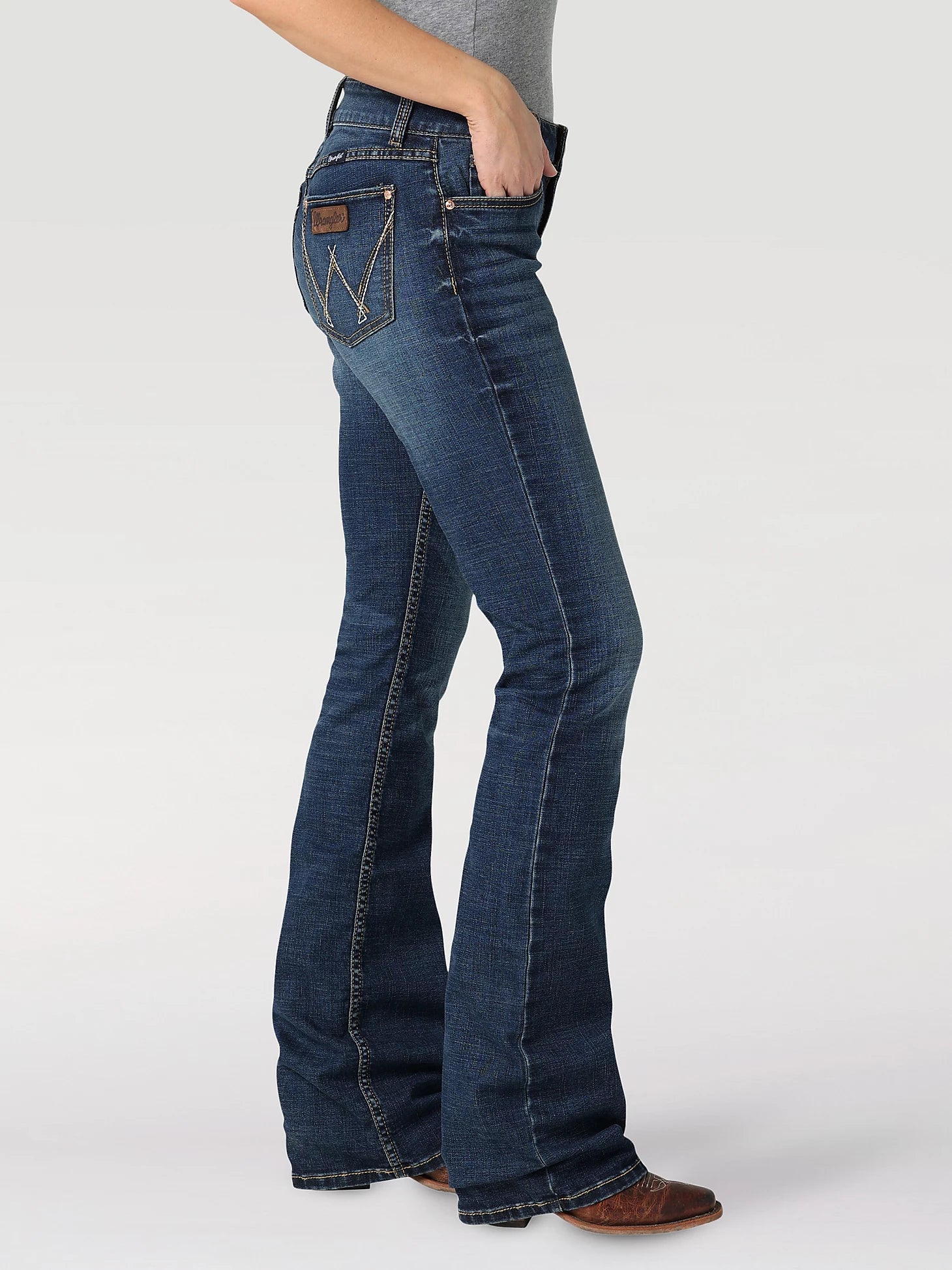 Wrangler® Retro® Mae Jean - Mid-Rise - Dark Blue