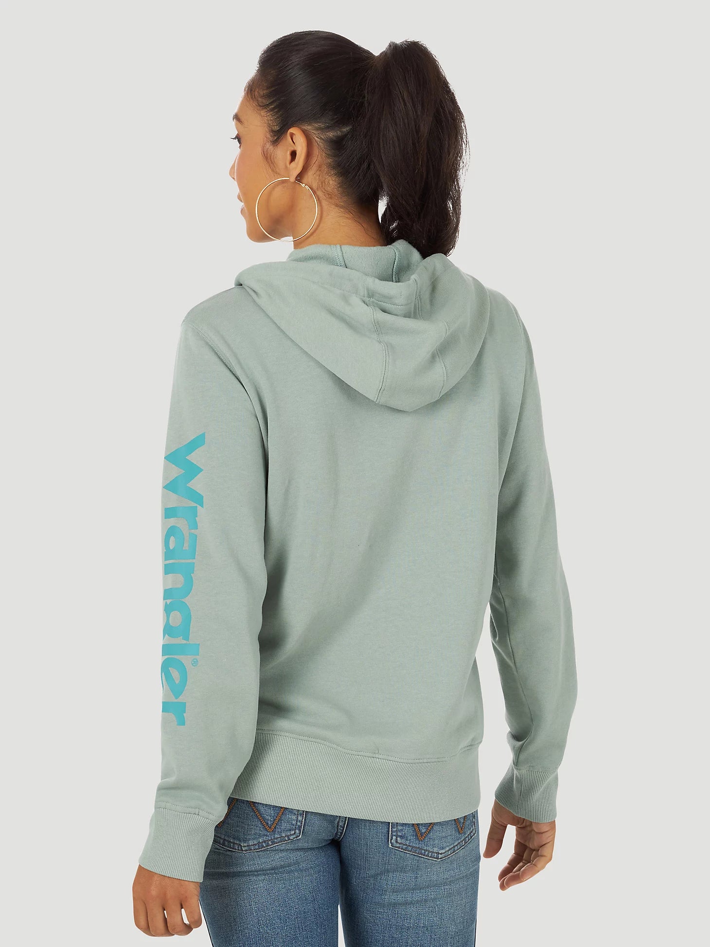 Wrangler® Retro® Punchy Hoodie - Teal