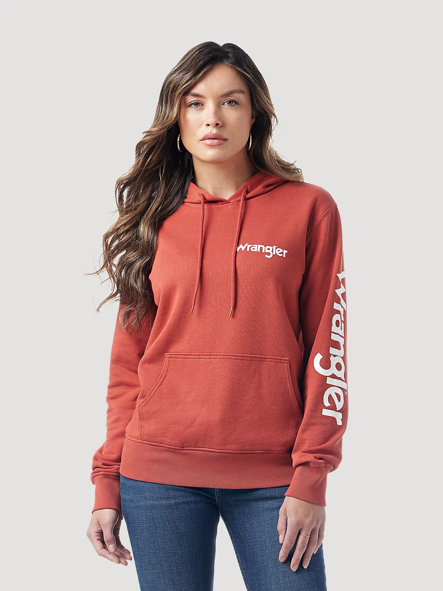 Wrangler® Retro® Americana Hoodie - Rust