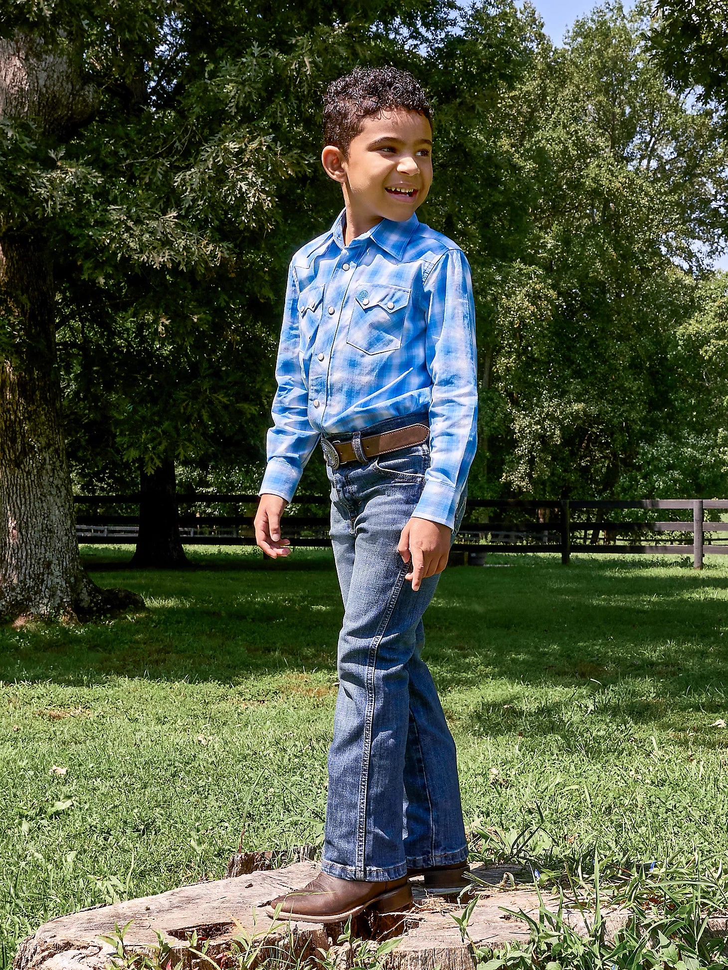 Boys Wrangler Retro® Slim Boot Jean - Layton