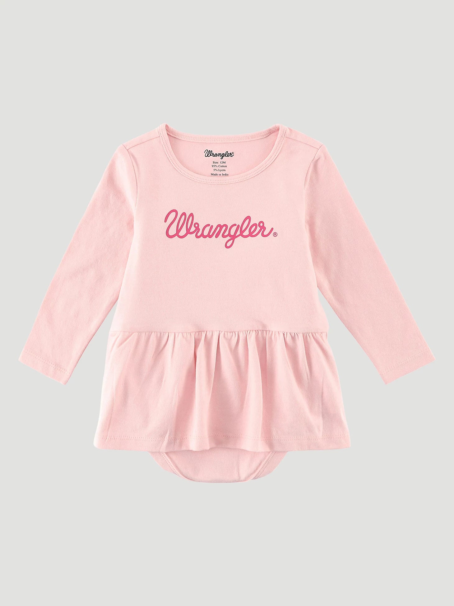 Wrangler® Baby Girl Bodysuit with Skirt - Pink