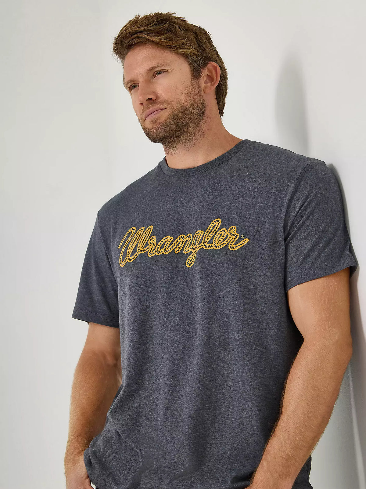T-shirt Wrangler® pour hommes avec logo corde