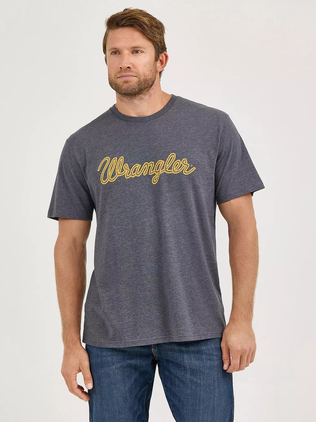 T-shirt Wrangler® pour hommes avec logo corde