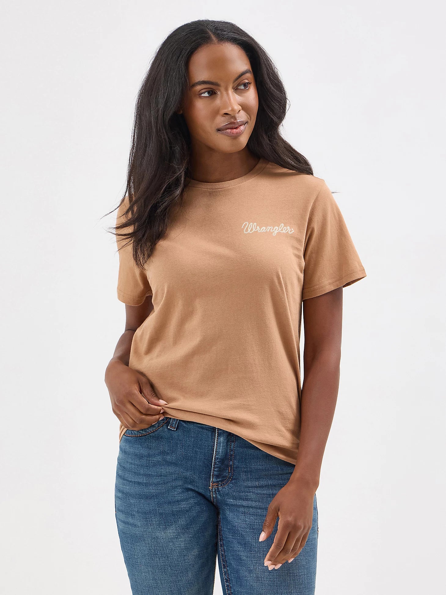 Wrangler Retro® Graphic Tee - Regular Fit - Tobacco Brown