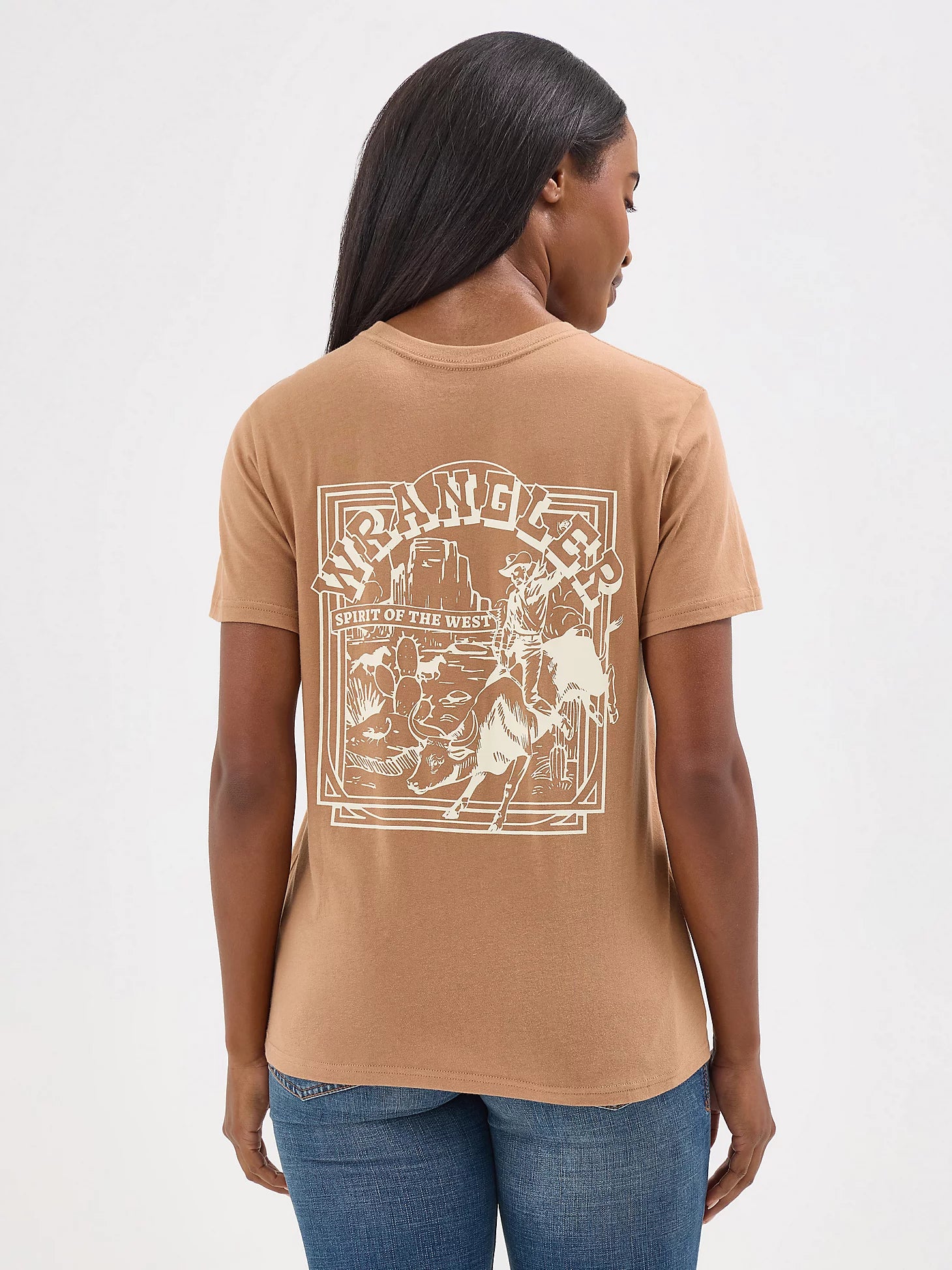 Wrangler Retro® Graphic Tee - Regular Fit - Tobacco Brown