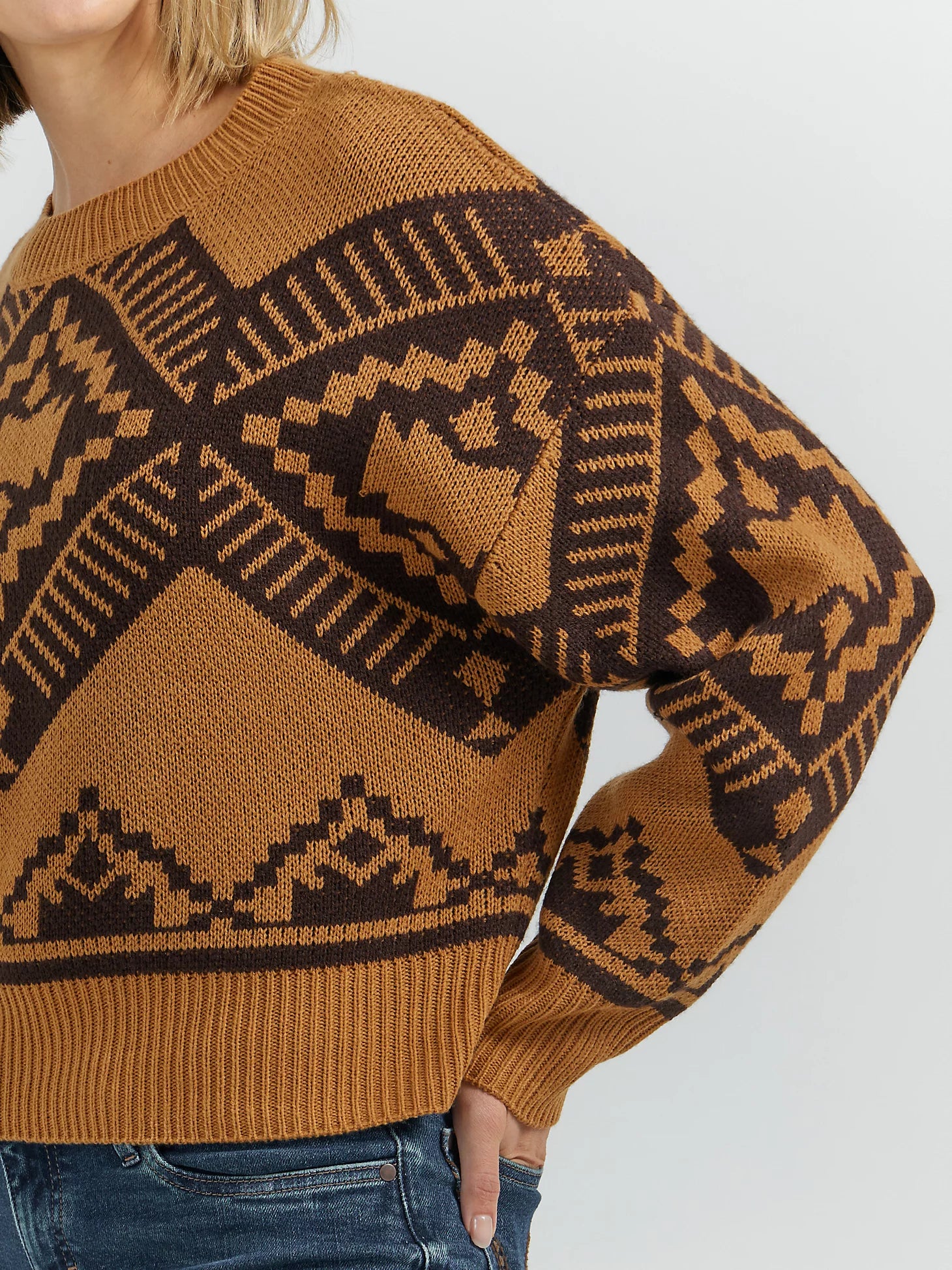 Wrangler Retro® Americana Sweater - Brown