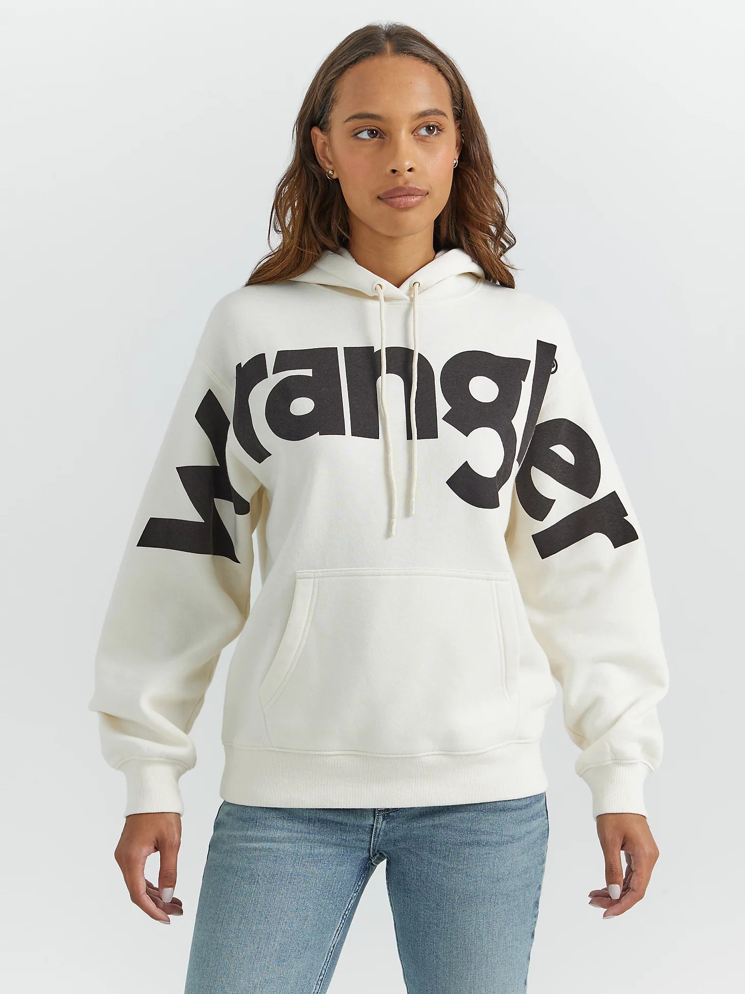 Wrangler Retro® Western Vintage Hoodie - White