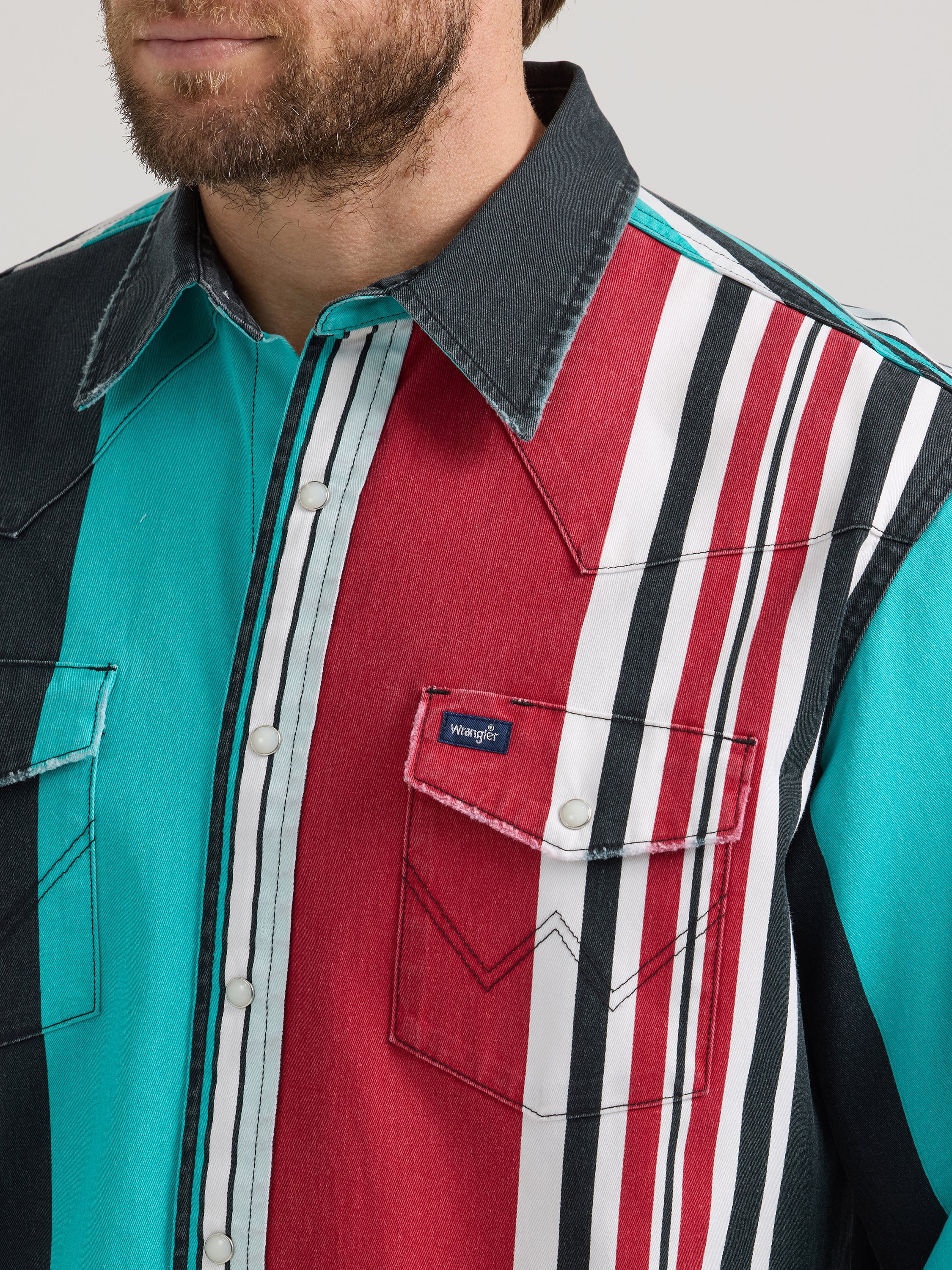 Wrangler® Vintage Long Sleeve Shirt - Multi