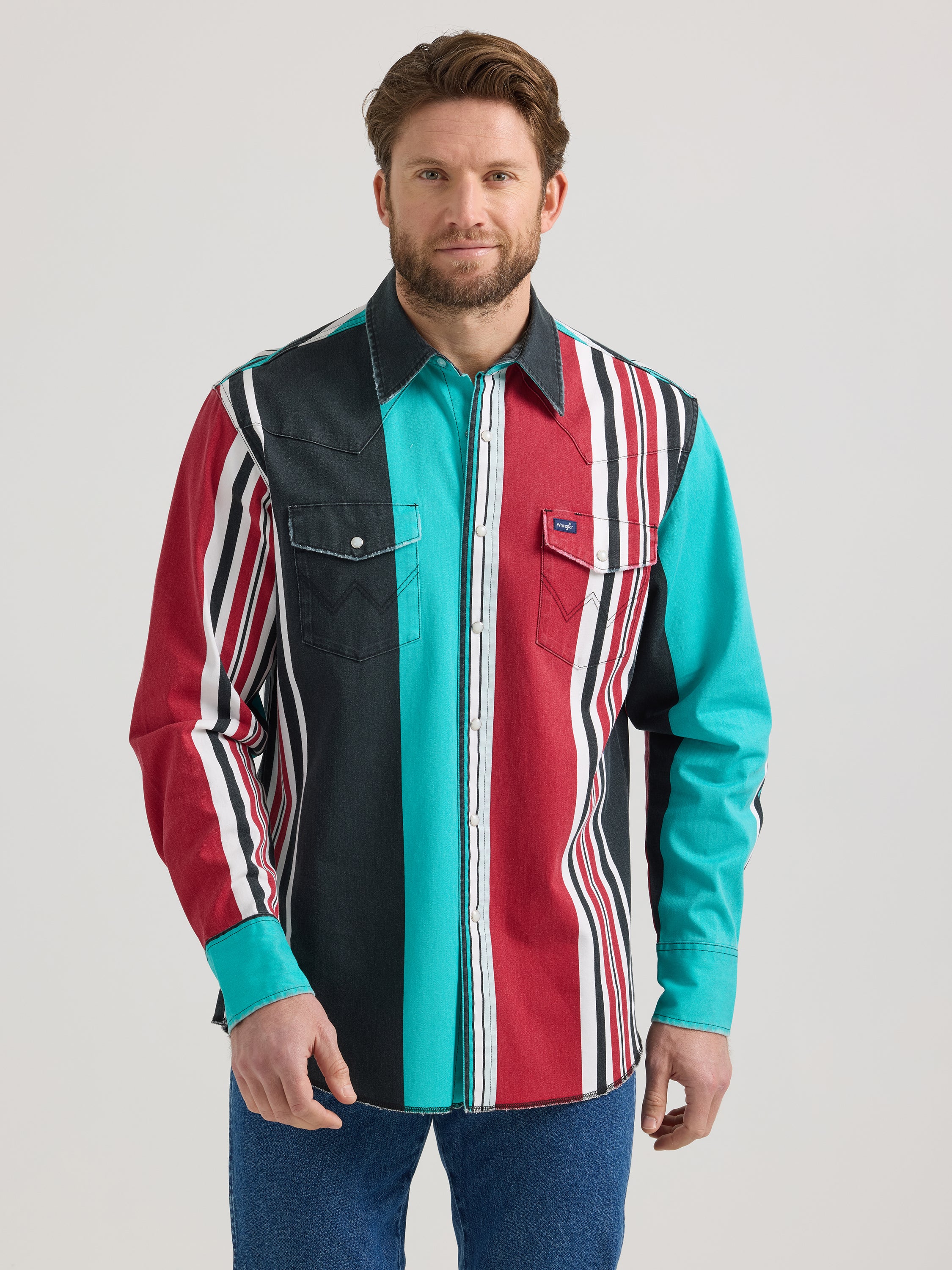 Wrangler® Vintage Long Sleeve Shirt - Multi