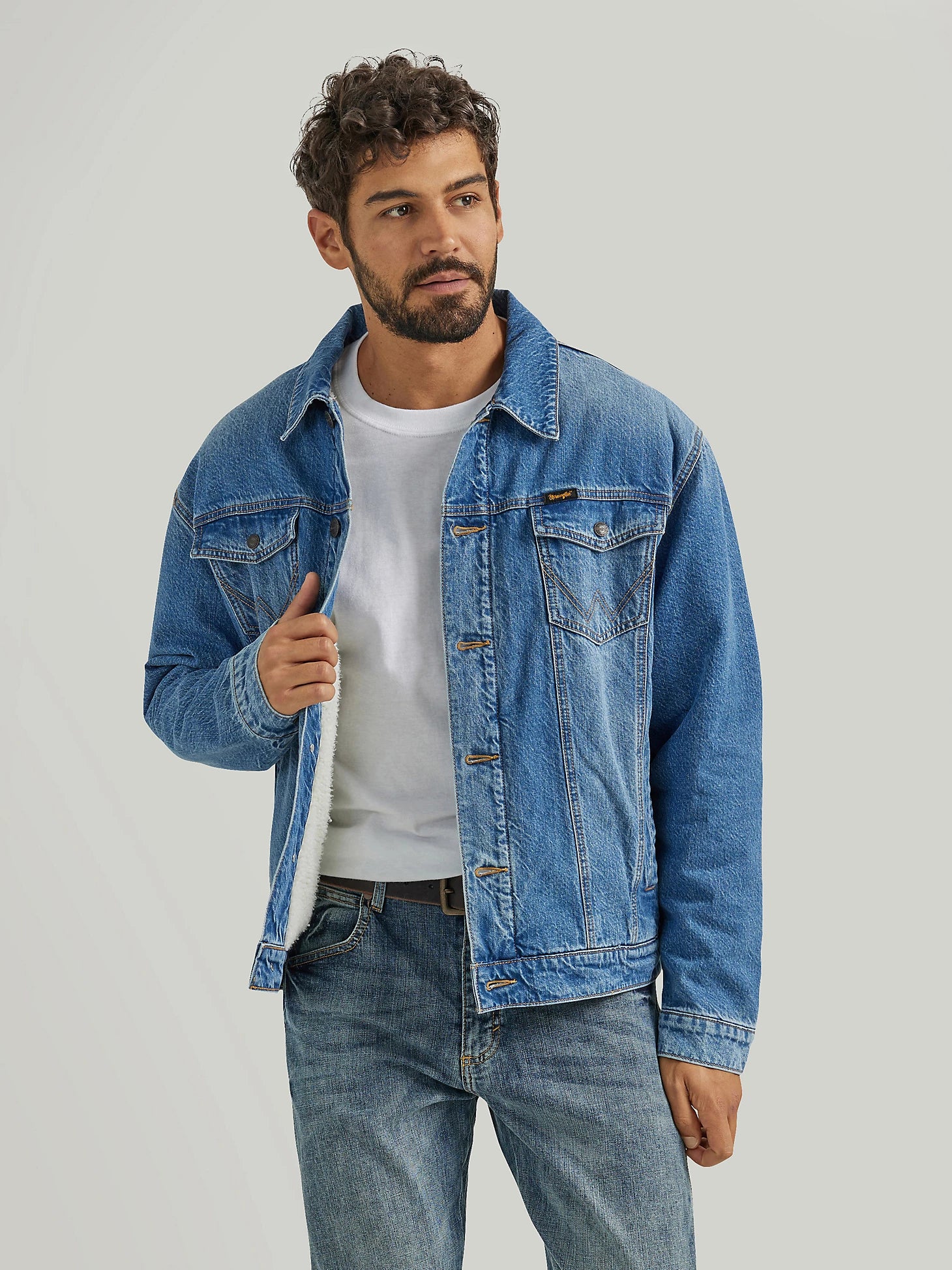 Wrangler Retro® Denim Jacket - Sherpa Lined - Rodeo Night