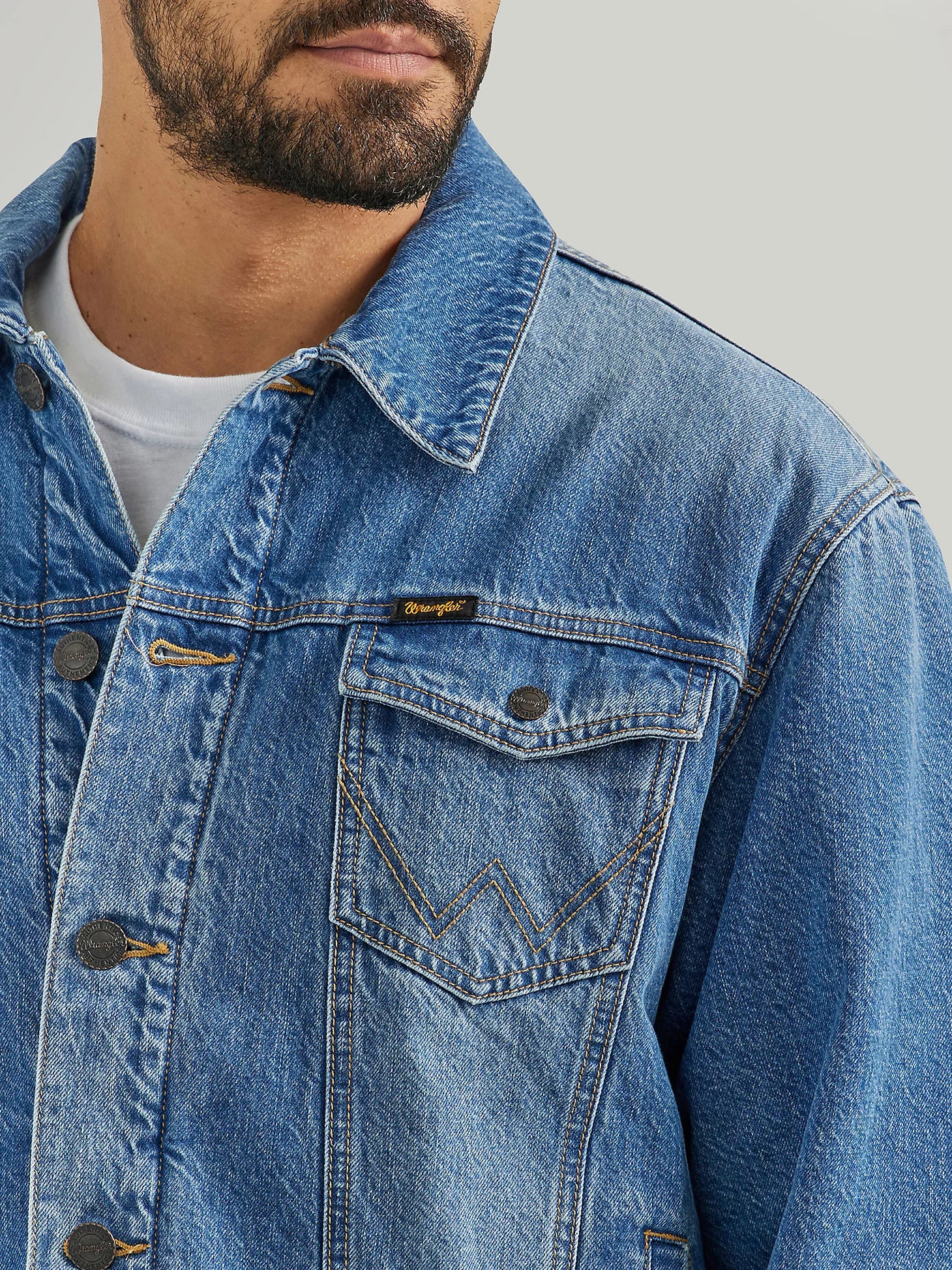 Wrangler Retro® Denim Jacket - Sherpa Lined - Rodeo Night