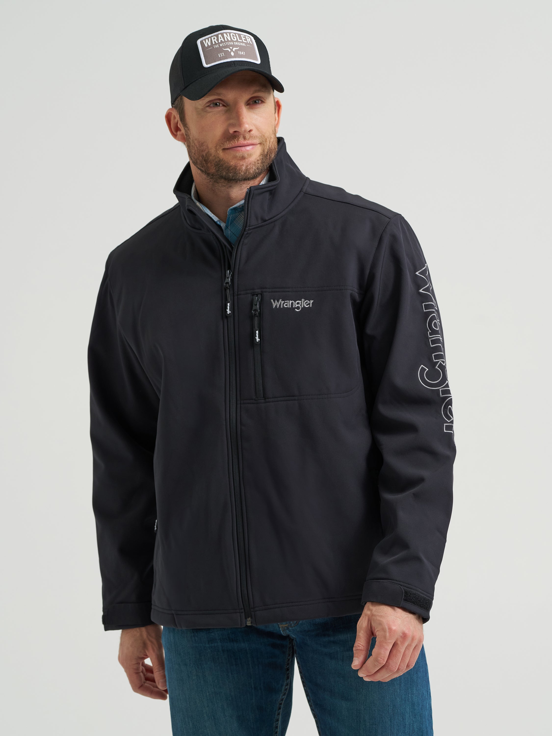 Wrangler® Logo Trail Jacket - Blackout