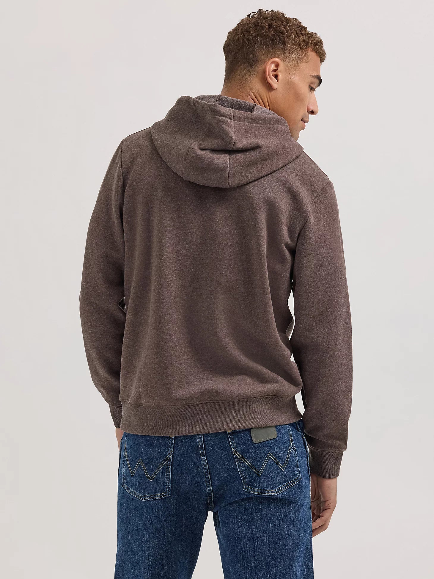 Wrangler® Western Hoodie - Regular Fit - Chocolate Torte