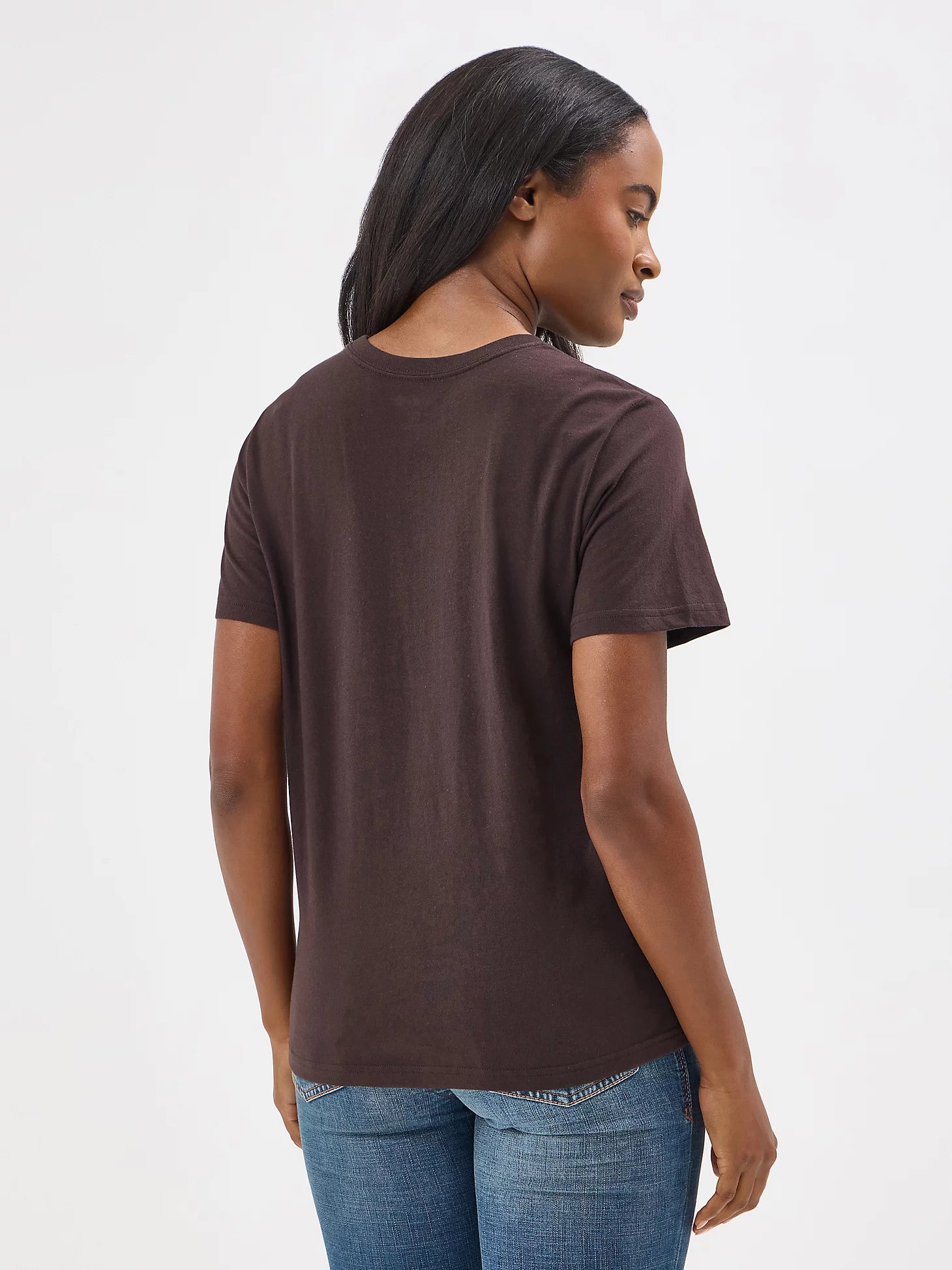 Wrangler® Graphic Short Sleeve T-Shirt - Regular Fit - Chocolate Torte