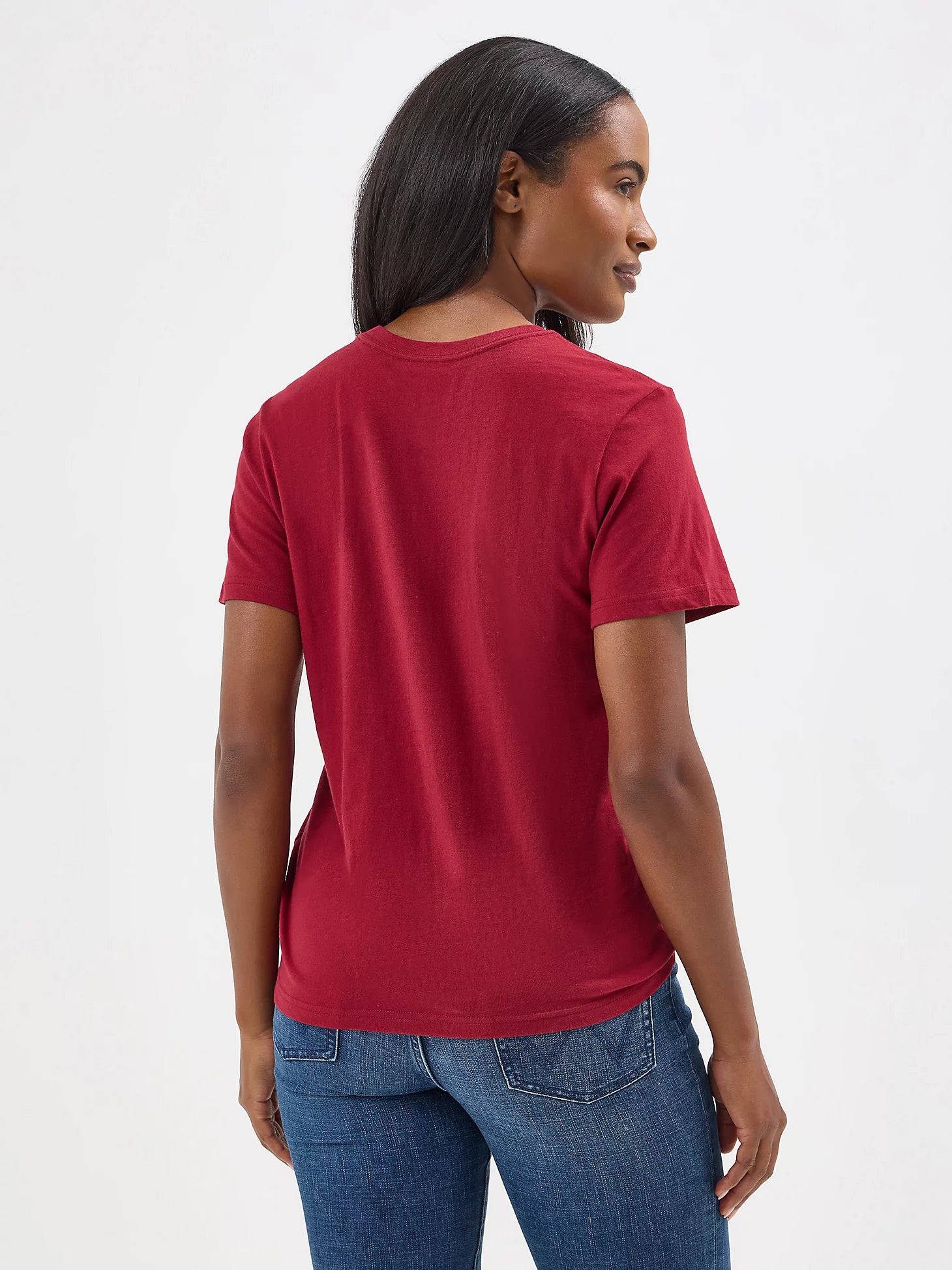 T-shirt à manches courtes Wrangler® Graphic - Coupe standard - Rouge cycliste