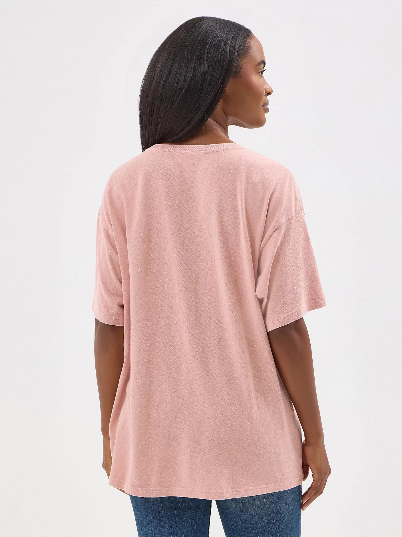 Wrangler® Graphic Short Sleeve T-Shirt - Oversized Fit - Misty Rose