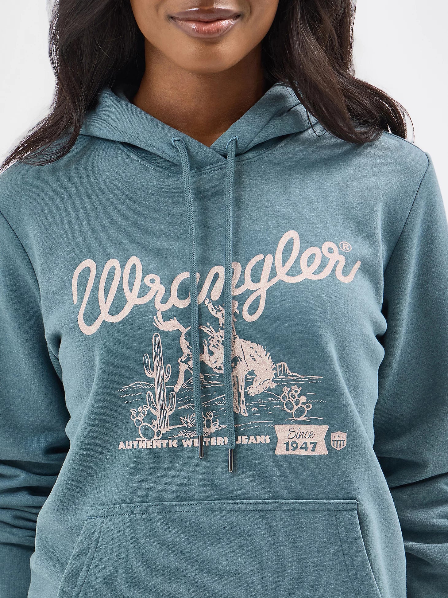 Wrangler® Graphic Hoodie - Regular Fit - Goblin Blue