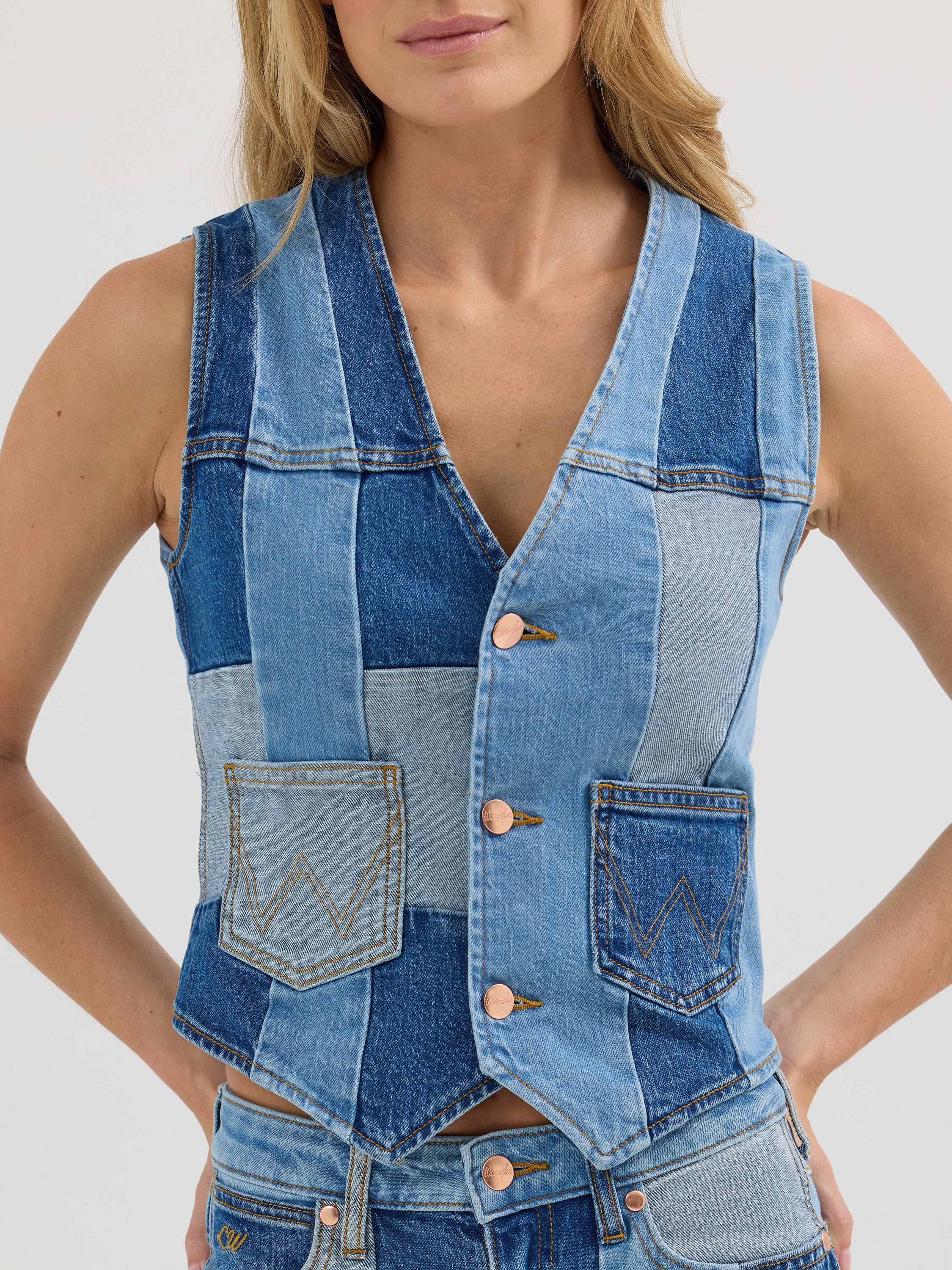 Lainey Wilson Patchwork Vest - Patchwork